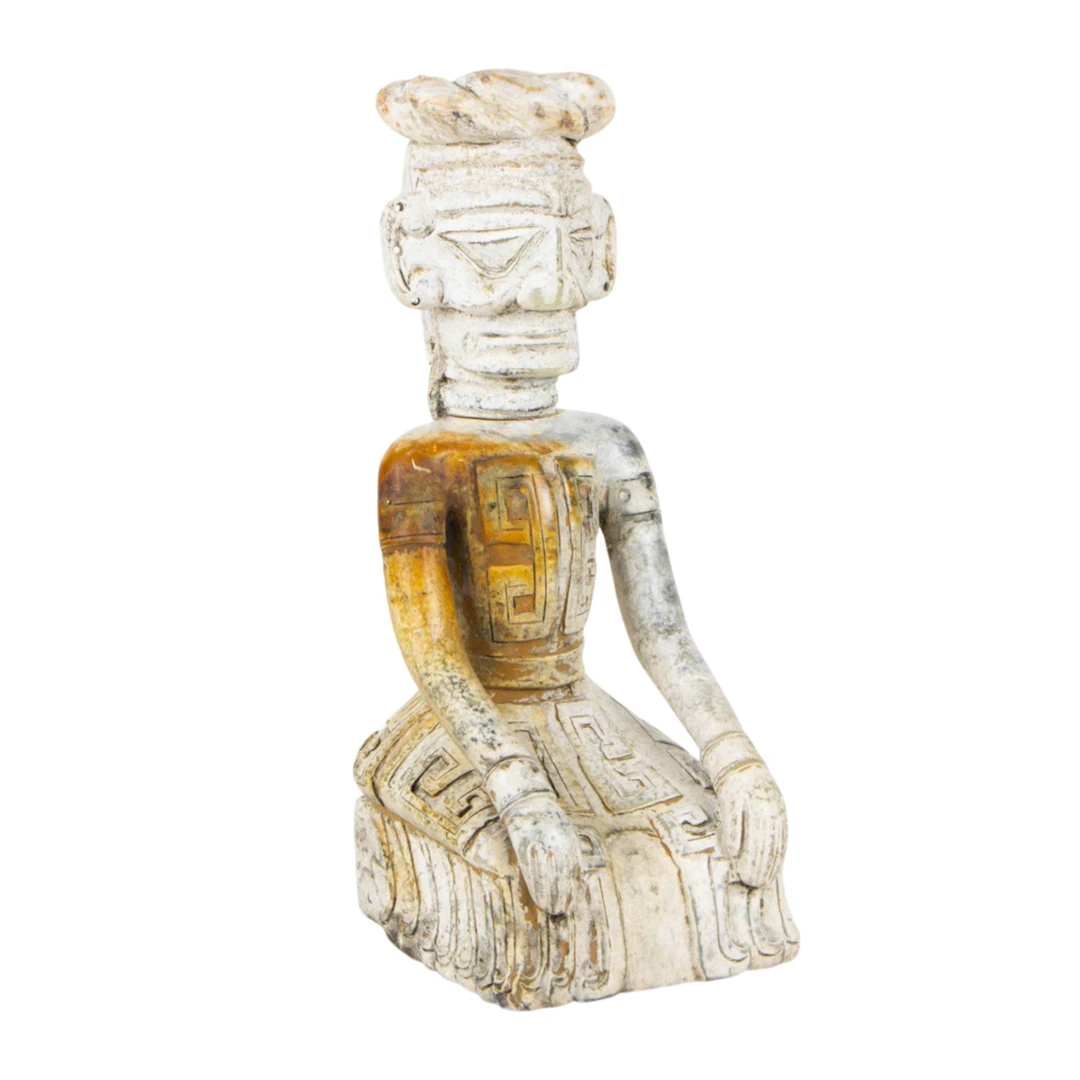 A Shang style soapstone carving