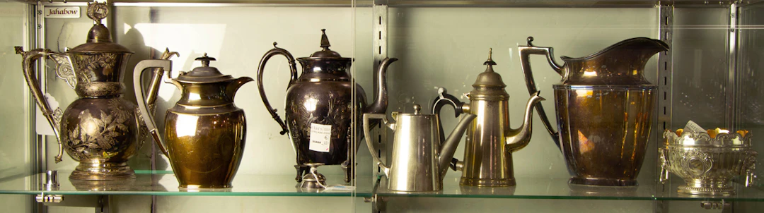 A group of silver plated table articles