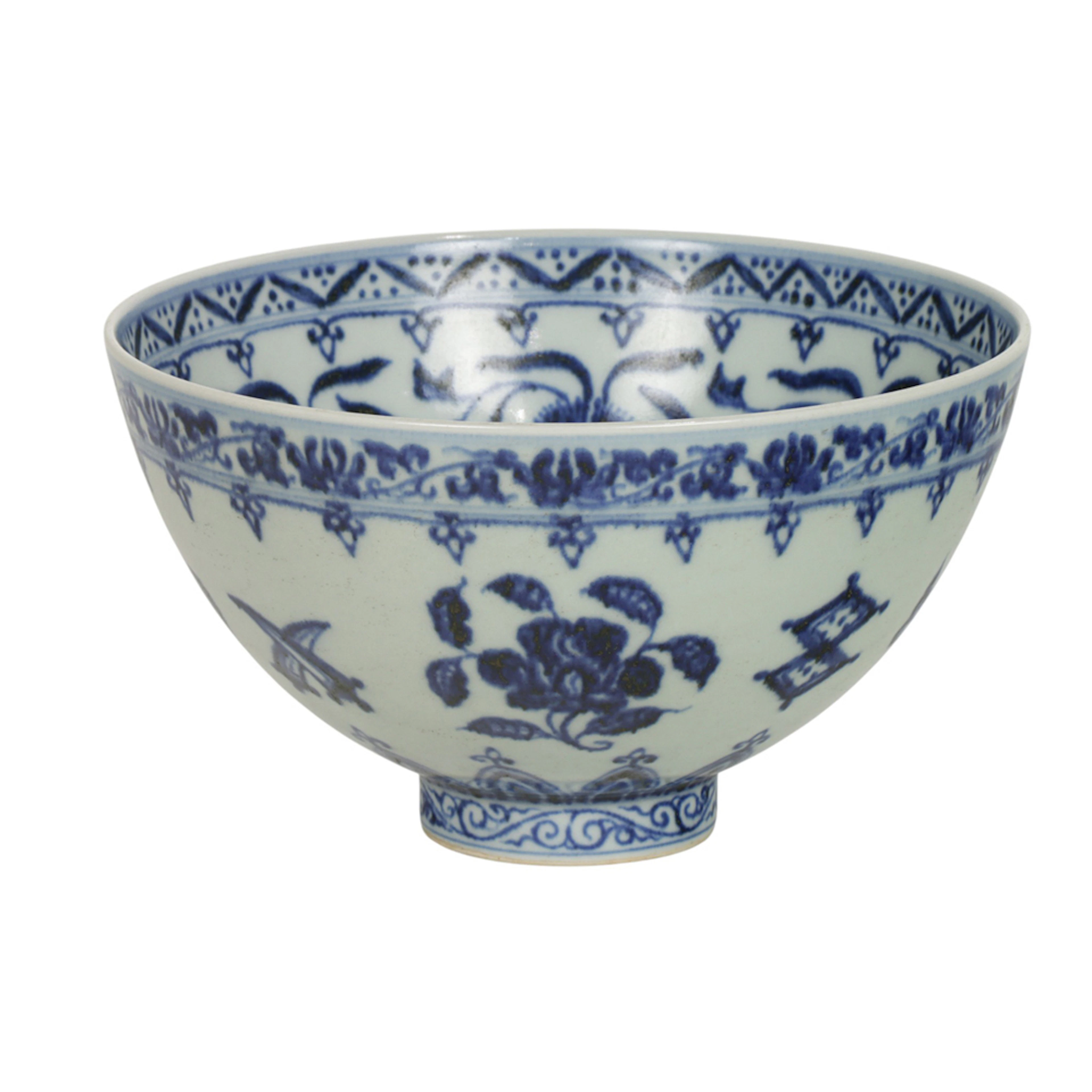 A Chinese blue and white bowl
