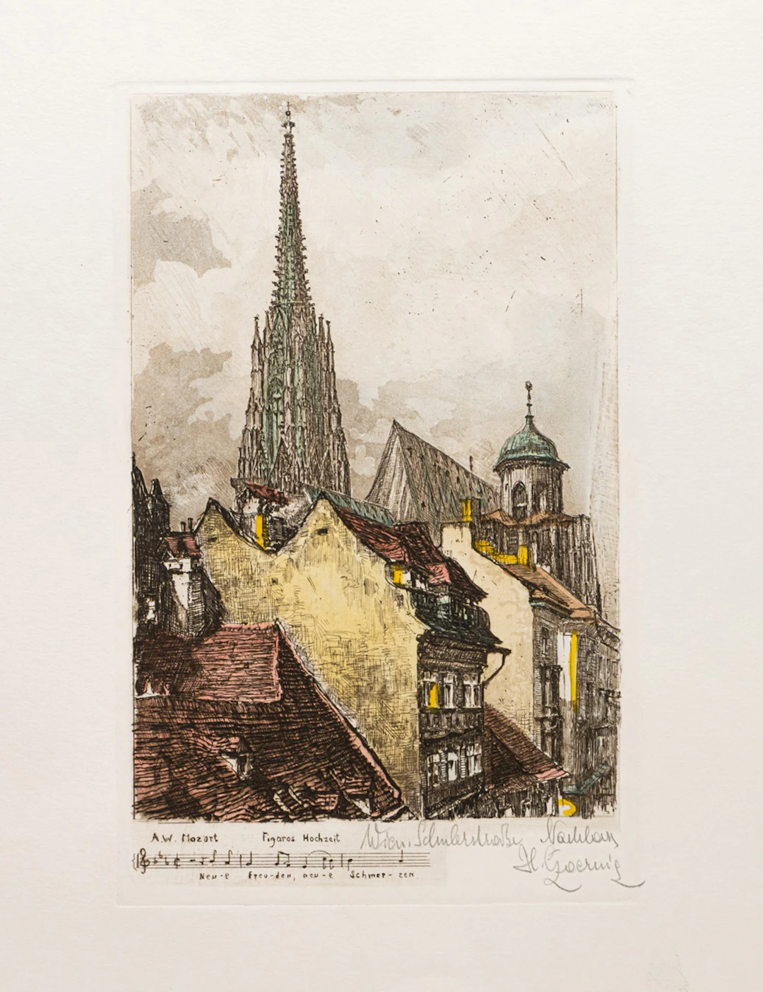 Etching, Herta Czoernig-Gobanz