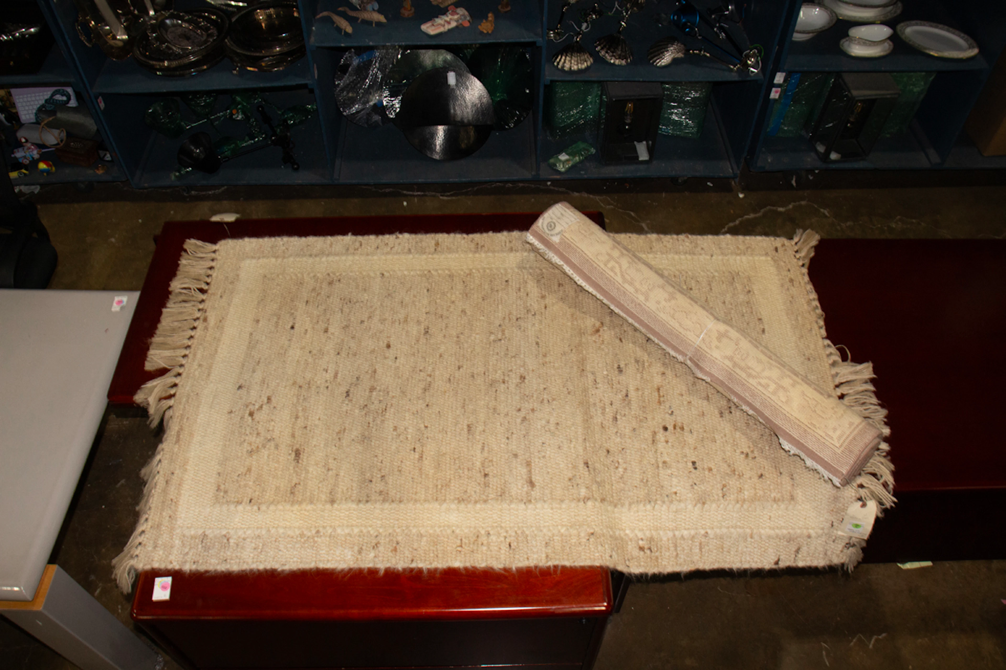 A group of chairs and carpets