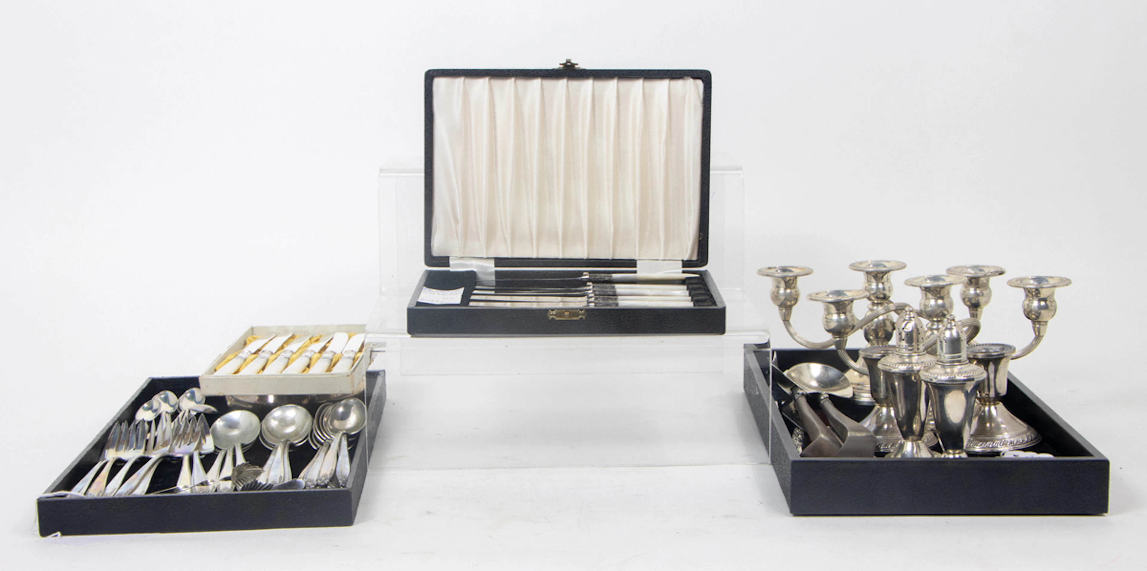 A Group of Sterling Silver comprising Mexican Silver and Table Articles