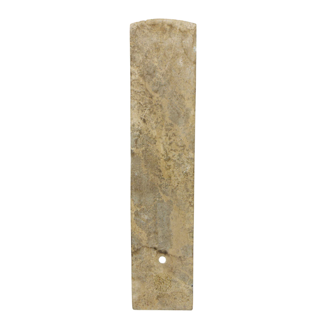A Chinese jade axe blade