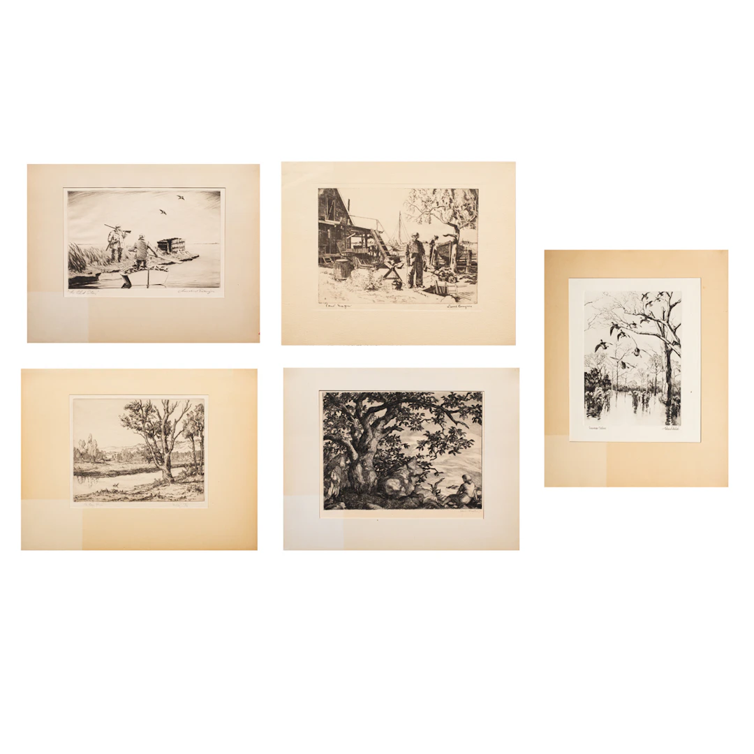 Prints, Lionel Barrymore, Richard Evett Bishop, Churchill Ettinger