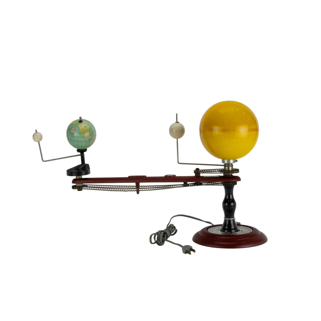 An American illuminated orrery or tellurian