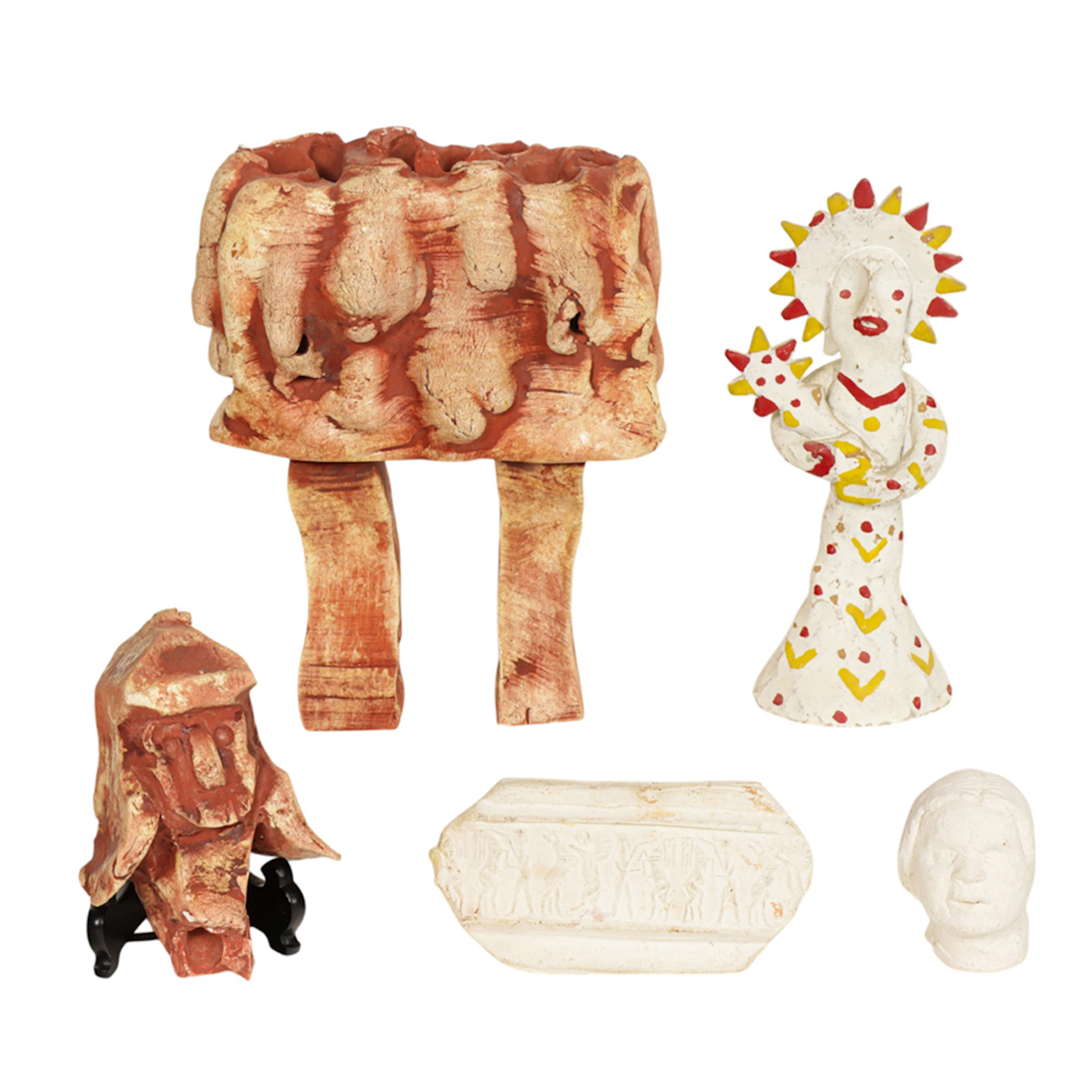Ceramic Sculptures, American School (20th century)