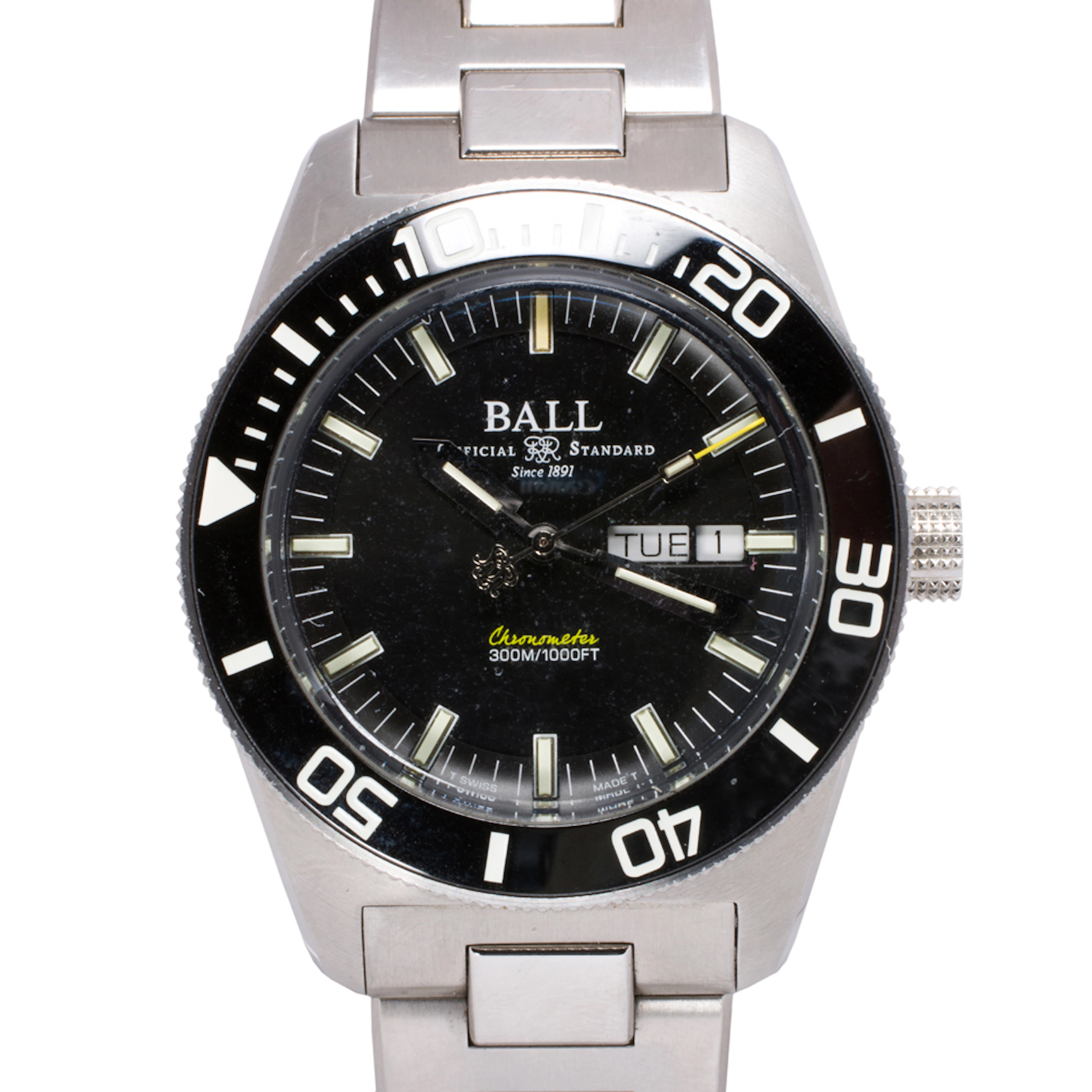 A Ball Engineer Master II Skindiver Heritage stainless steel watch