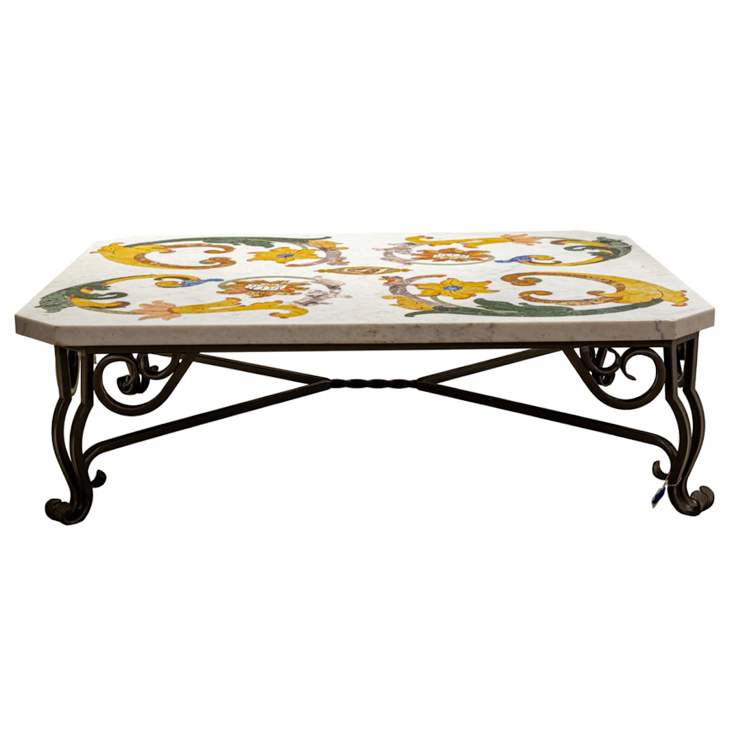 An Italian Renaissance style pietra dura coffee table