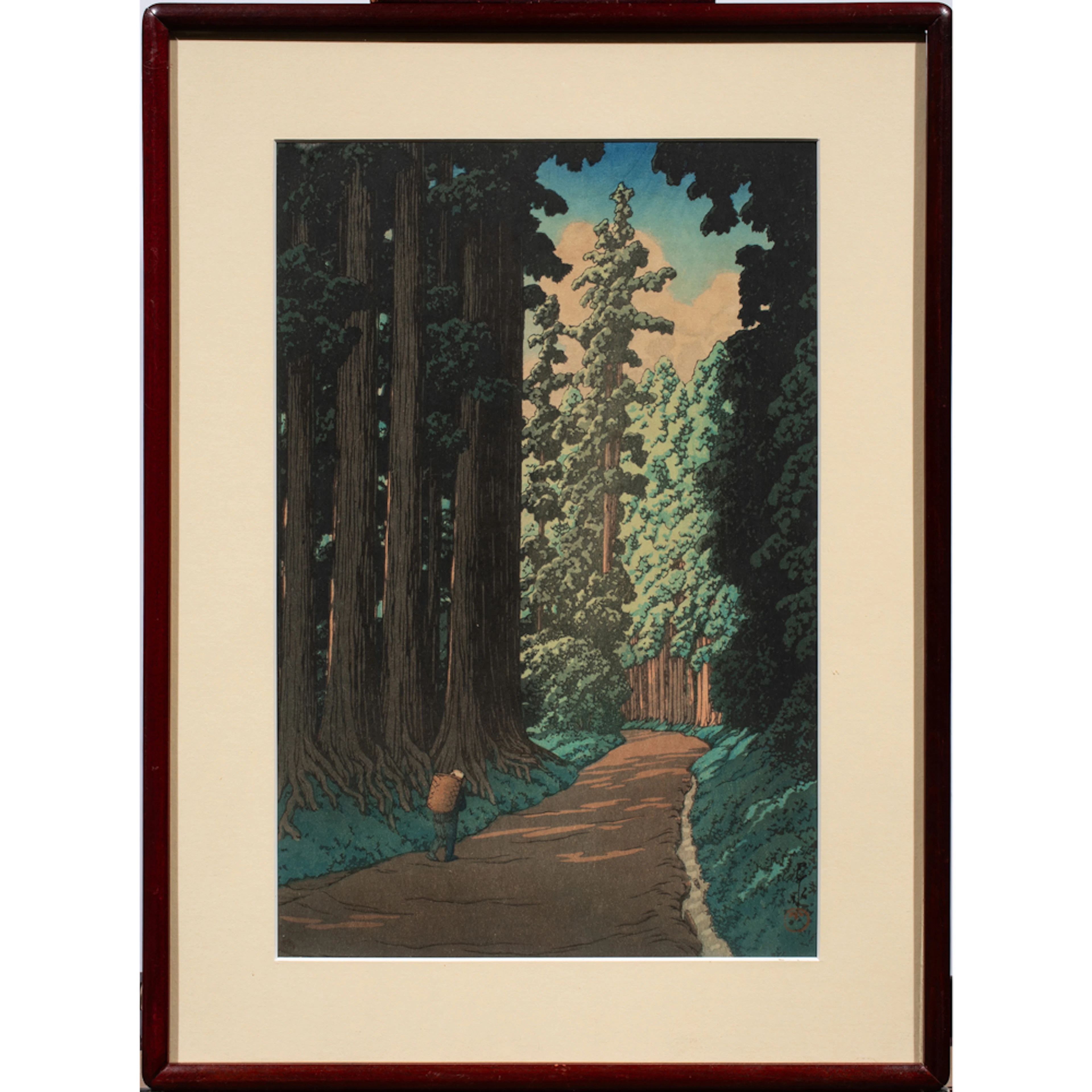 Kawase Hasui (1883-1957) - The Road to Nikko (Nikko Kaido)