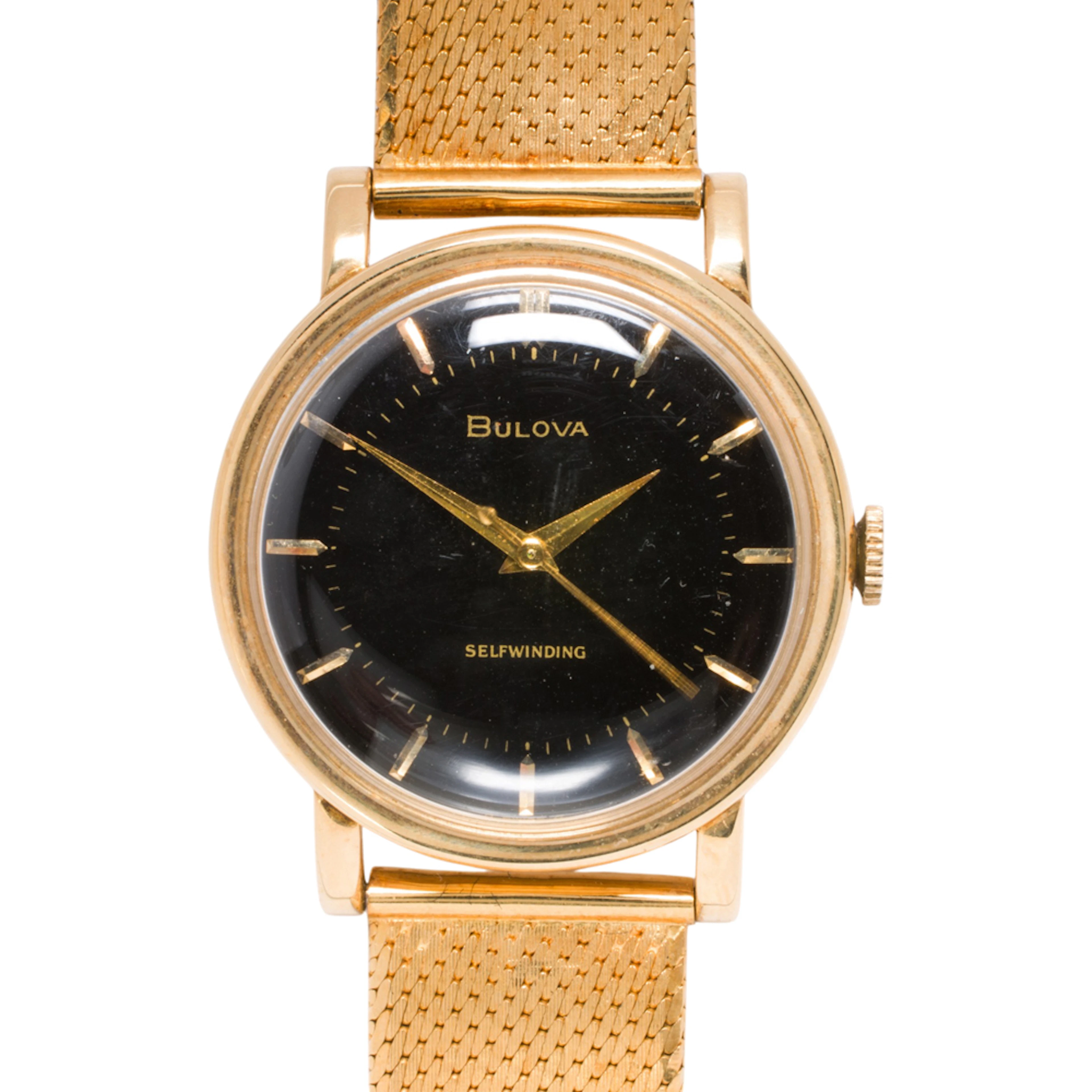 A Bulova self winding gold watch