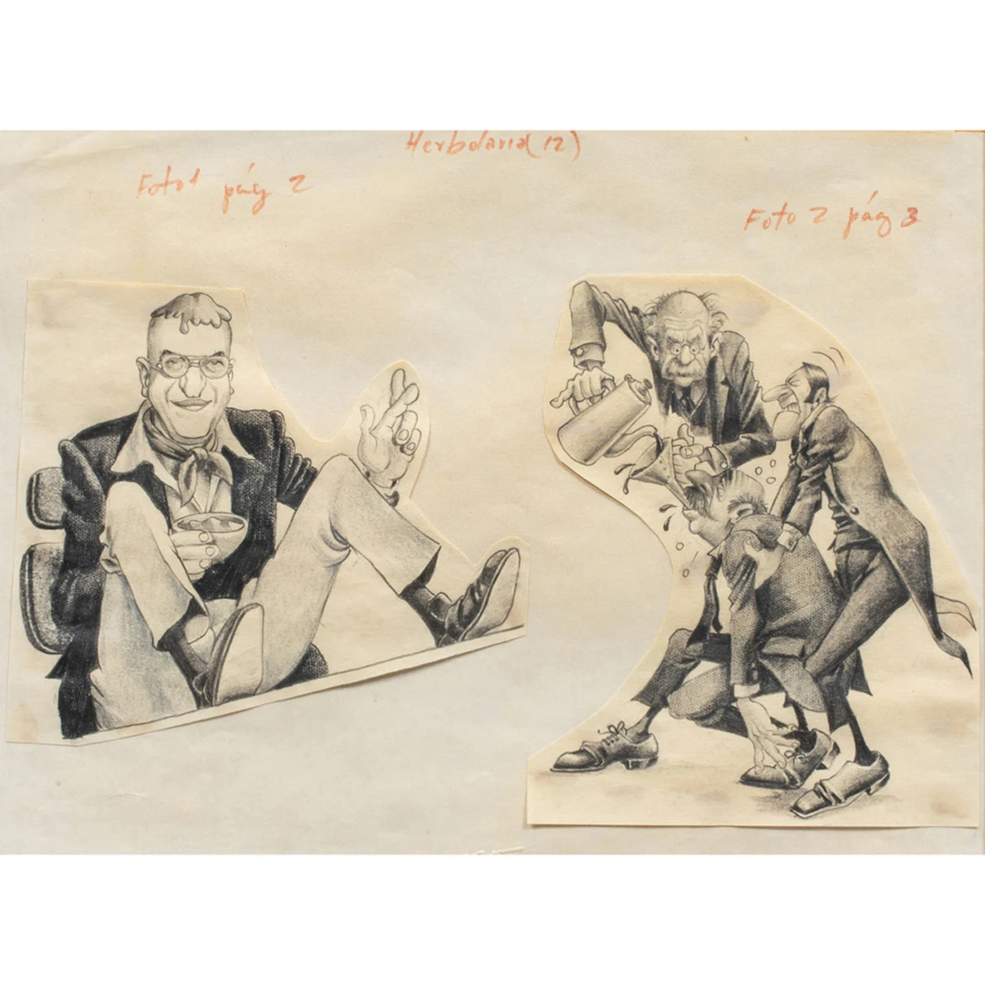 Work on paper, Rafael Cauduro