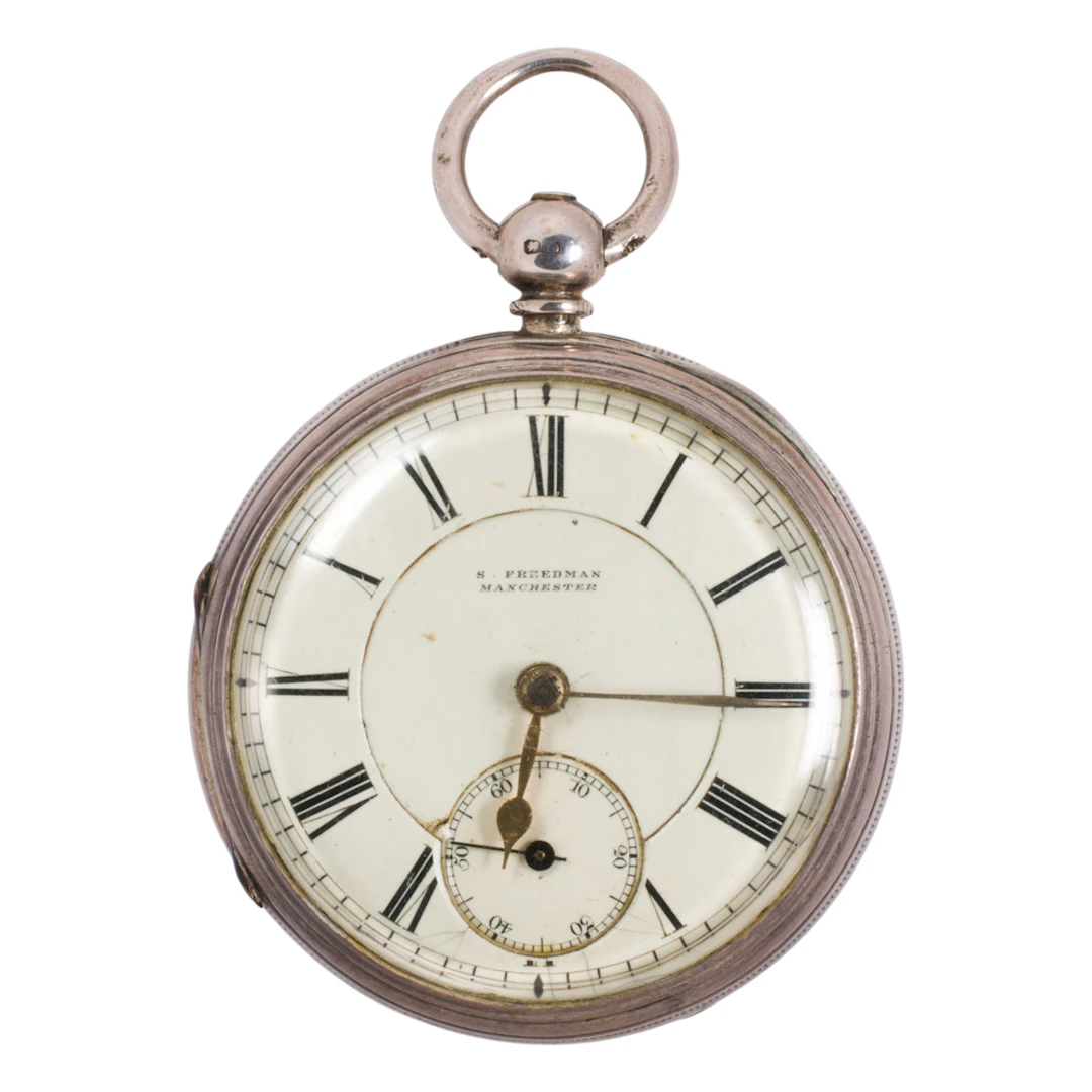 A Freedman Manchester silver pocket watch, c. 1897