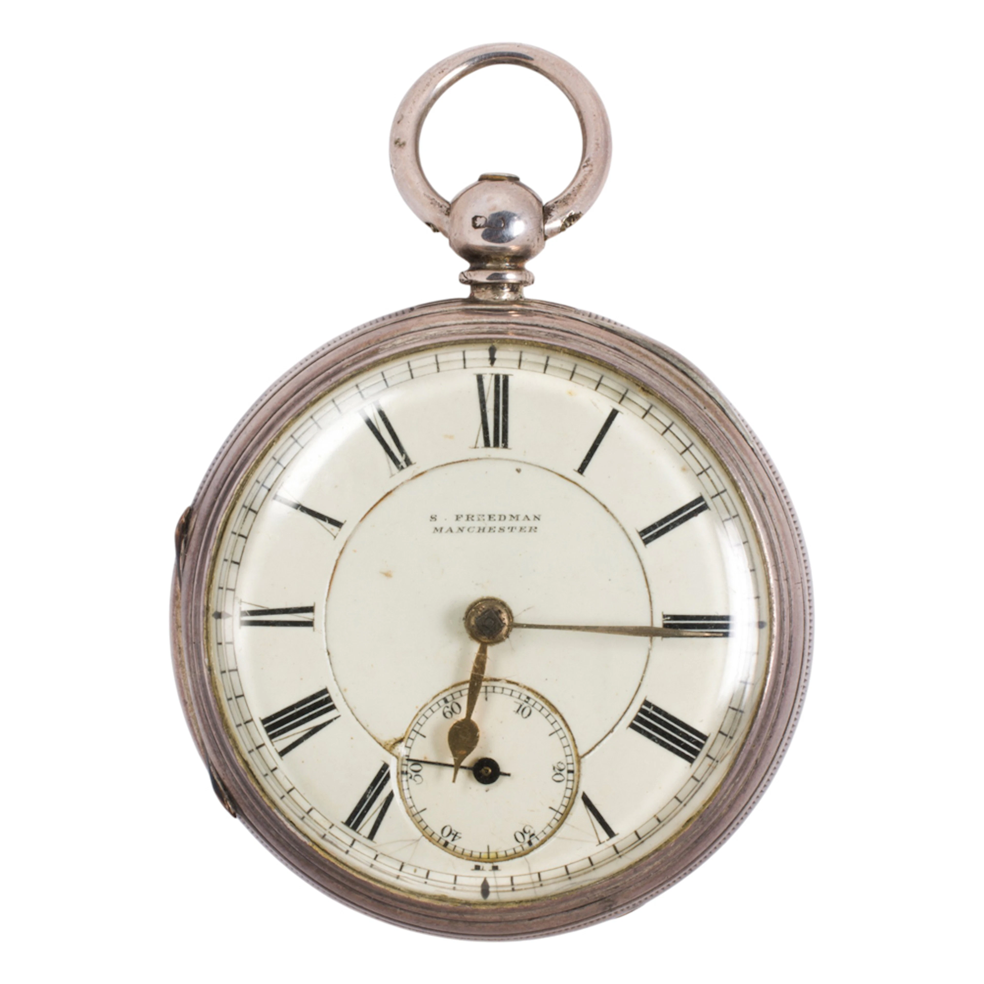 A Freedman Manchester silver pocket watch, c. 1897