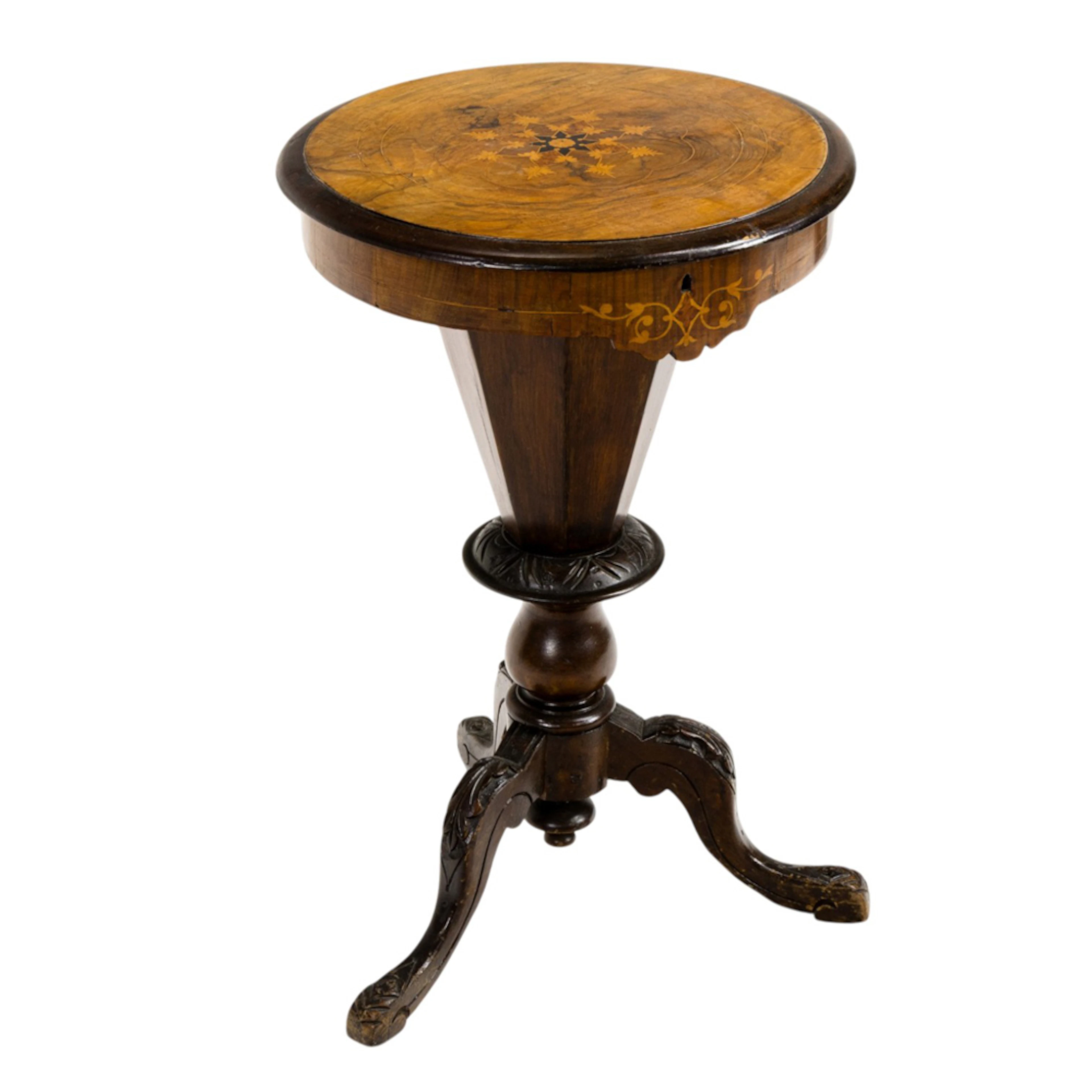 A Victorian sewing table circa 1880
