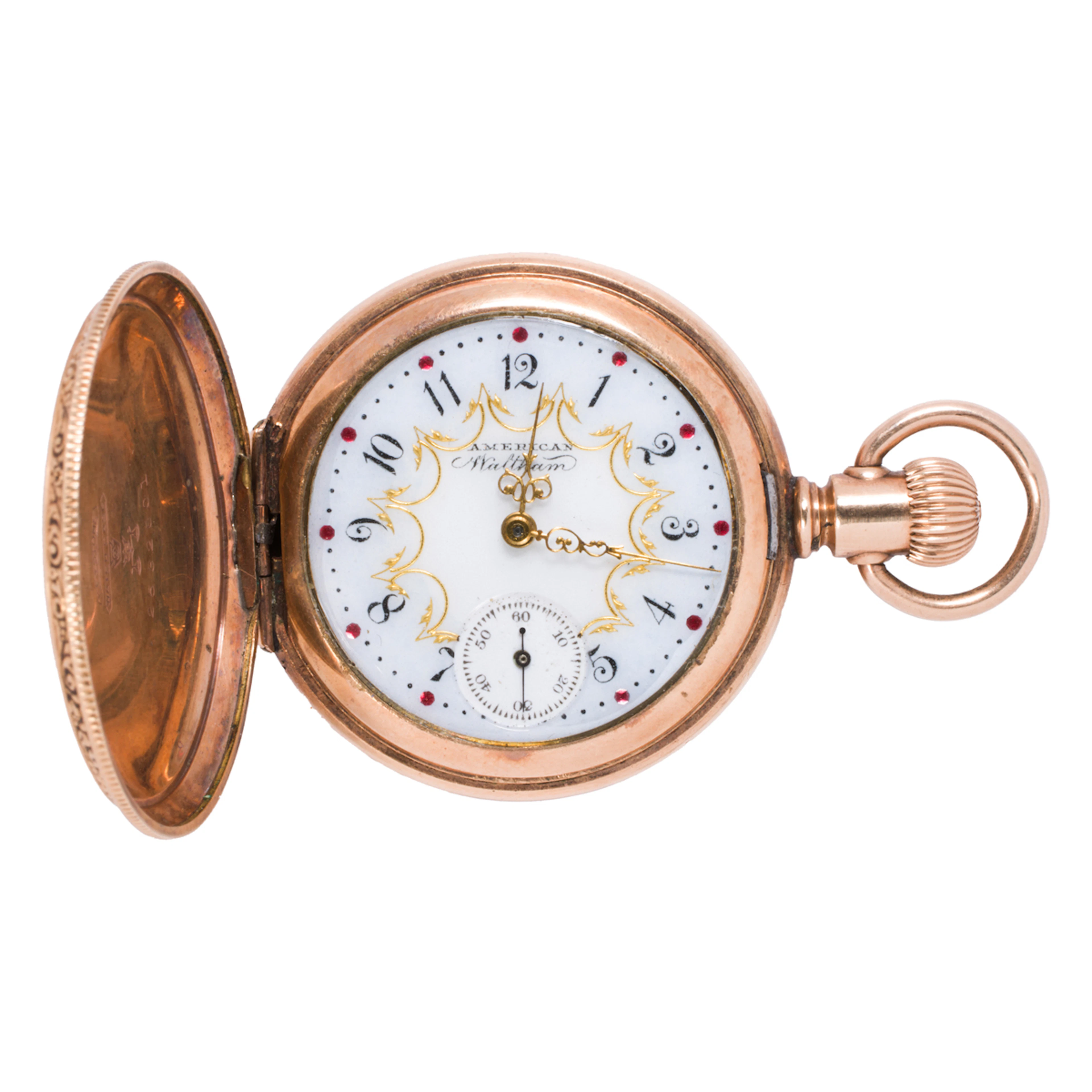 A gold-filled pocket watch