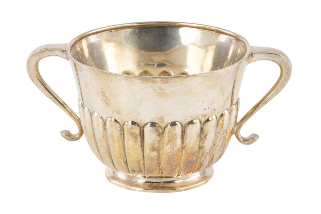 A Victorian silver two handled cup