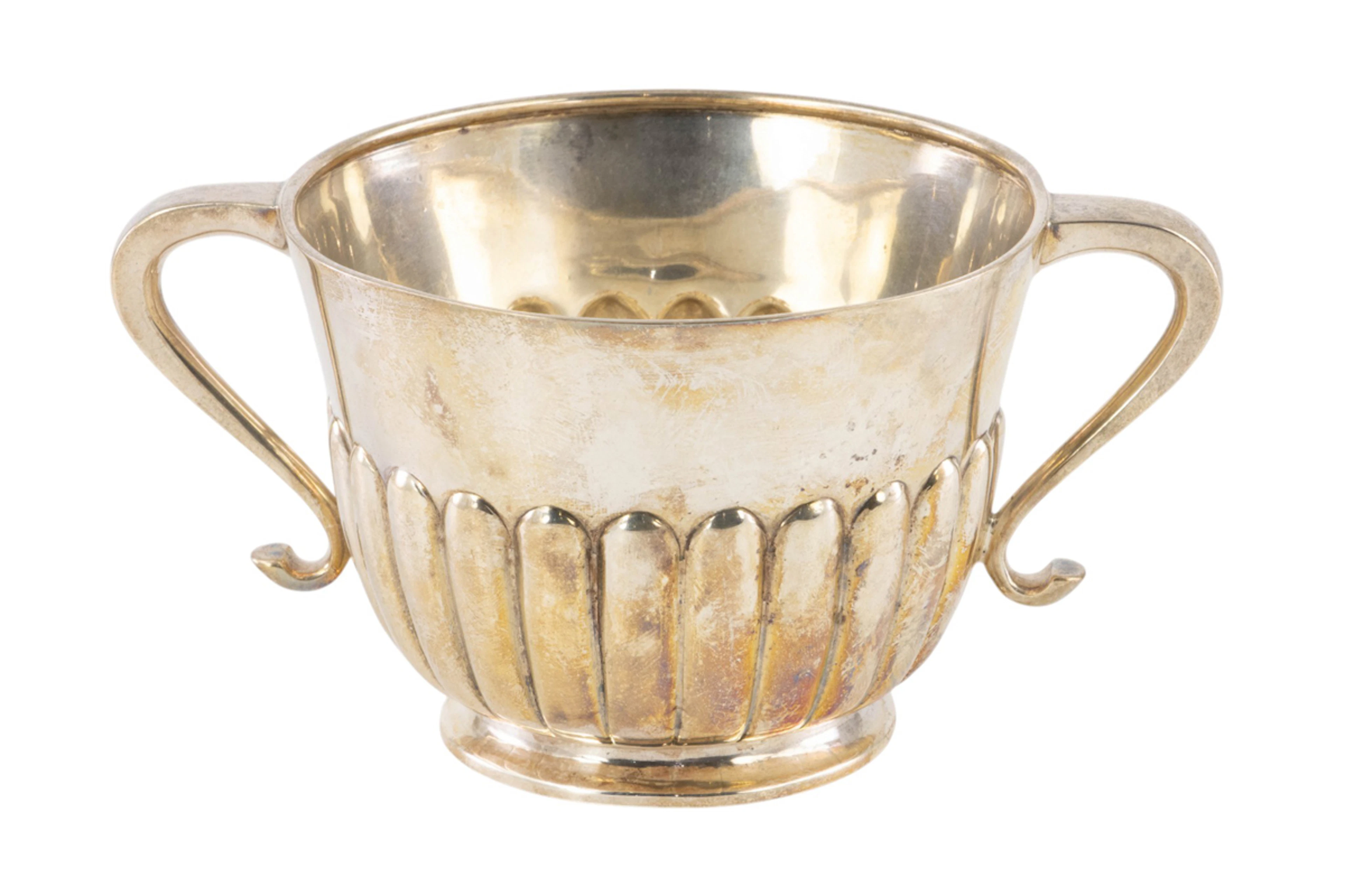 A Victorian silver two handled cup