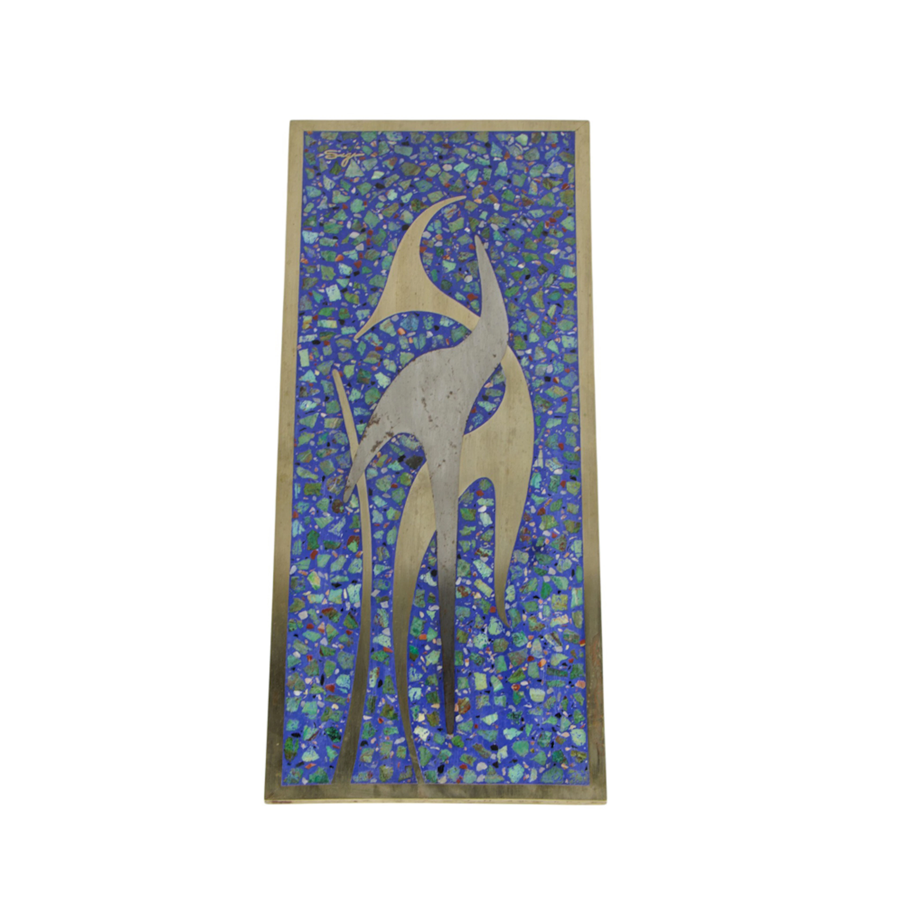 A Mexican Sigfredo Pineda mosaic plaque