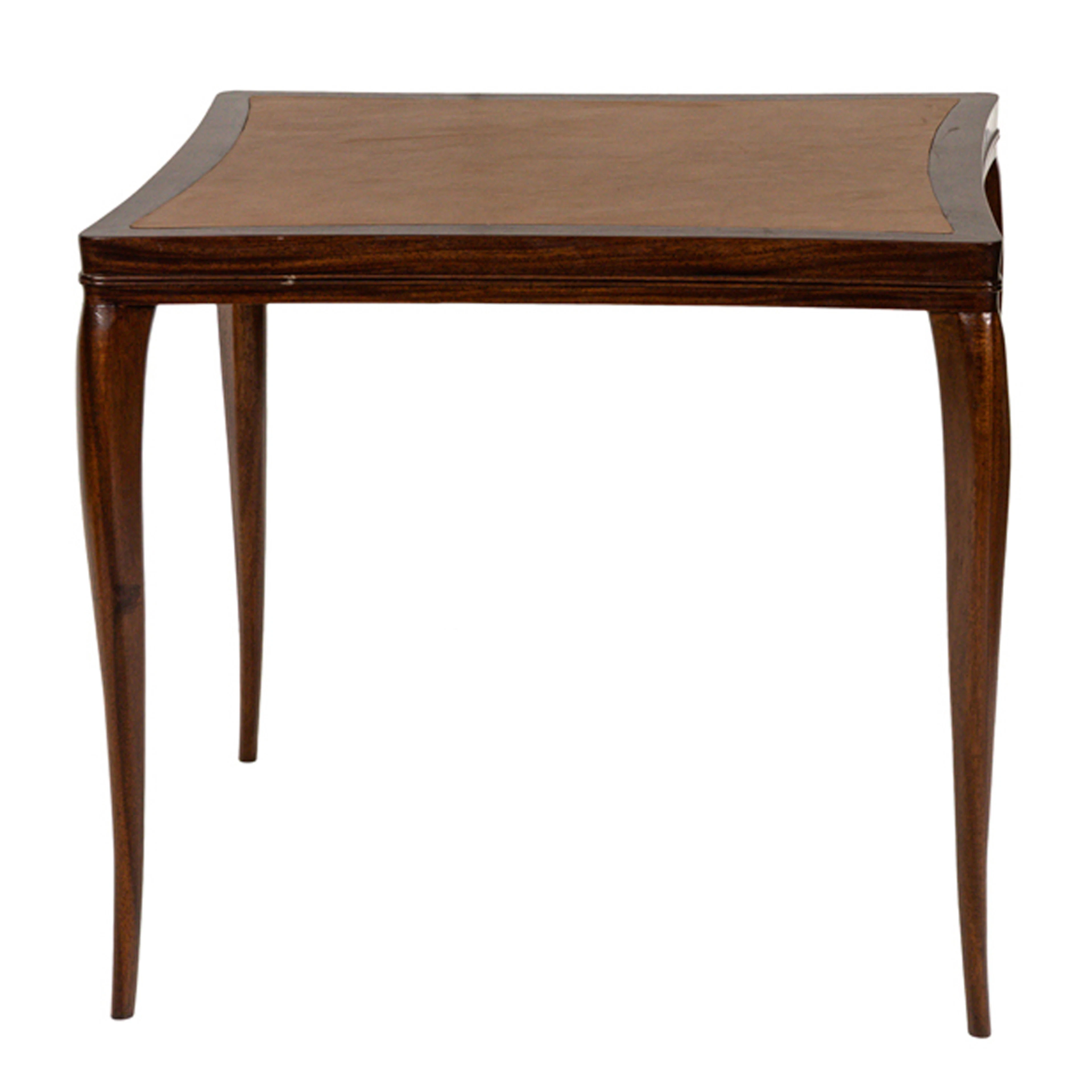 A T.H. Robsjohn-Gibbings for Dunbar sabre leg card table