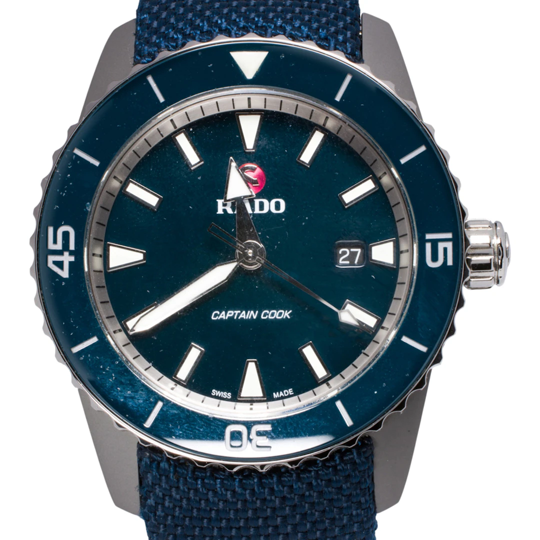 A Rado Hyperchrome Captain Cook stainless steel watch