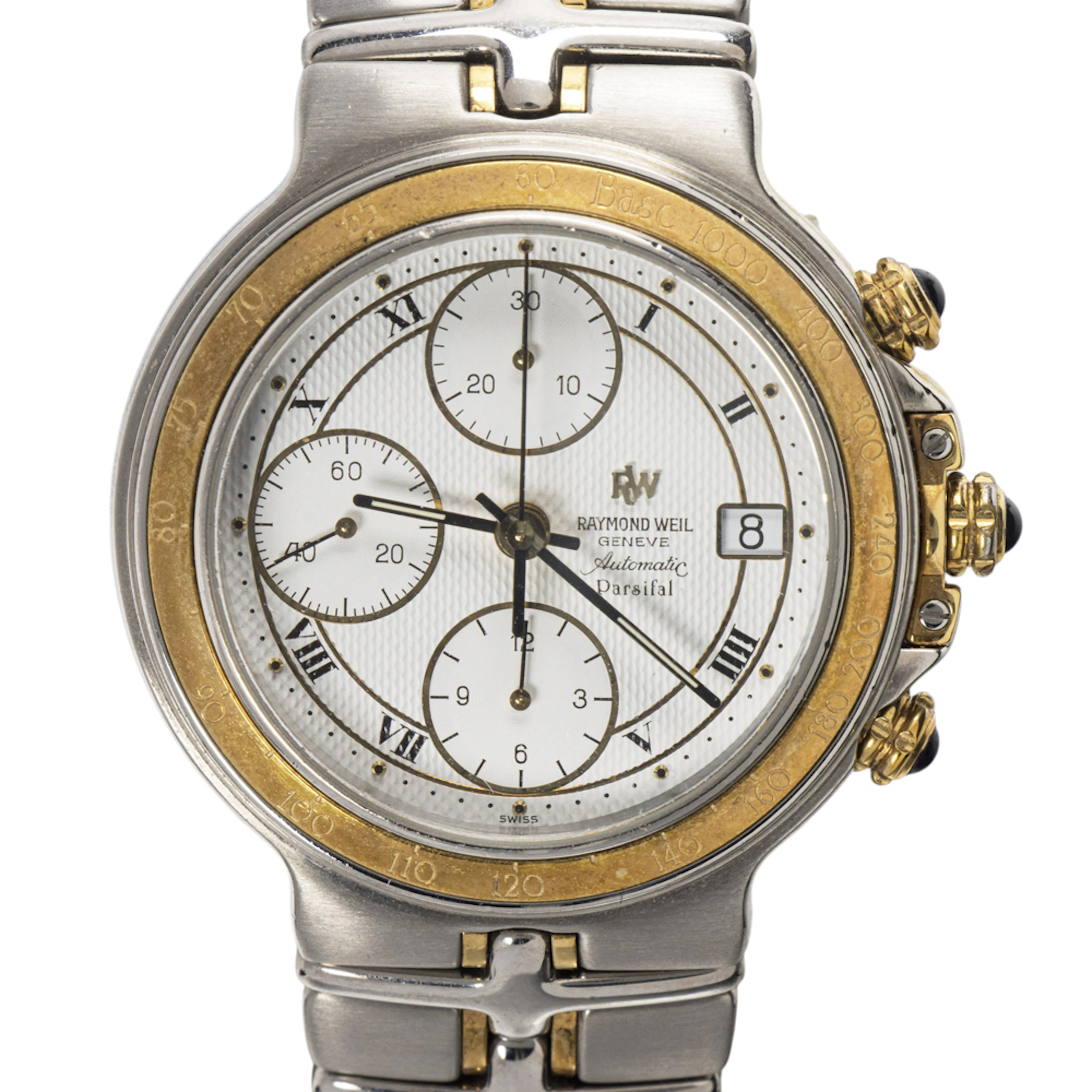 A Raymond Weil Parsifal chronograph stainless steel watch