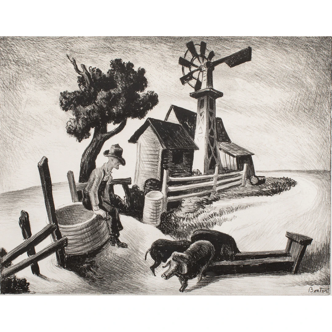 Print, Thomas Hart Benton