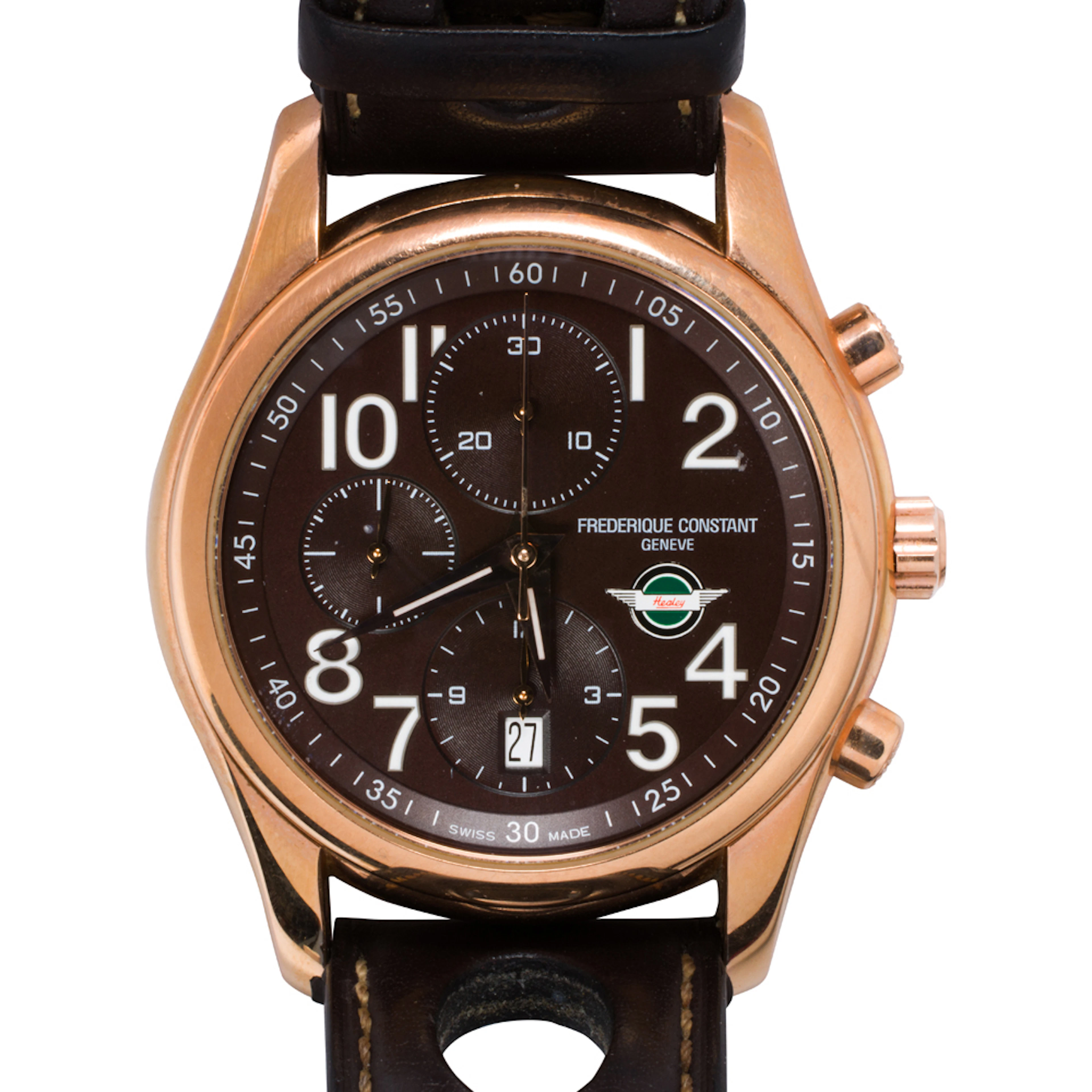 A Frederique Constant for Healy Drivers Club watch and stop watch gift set