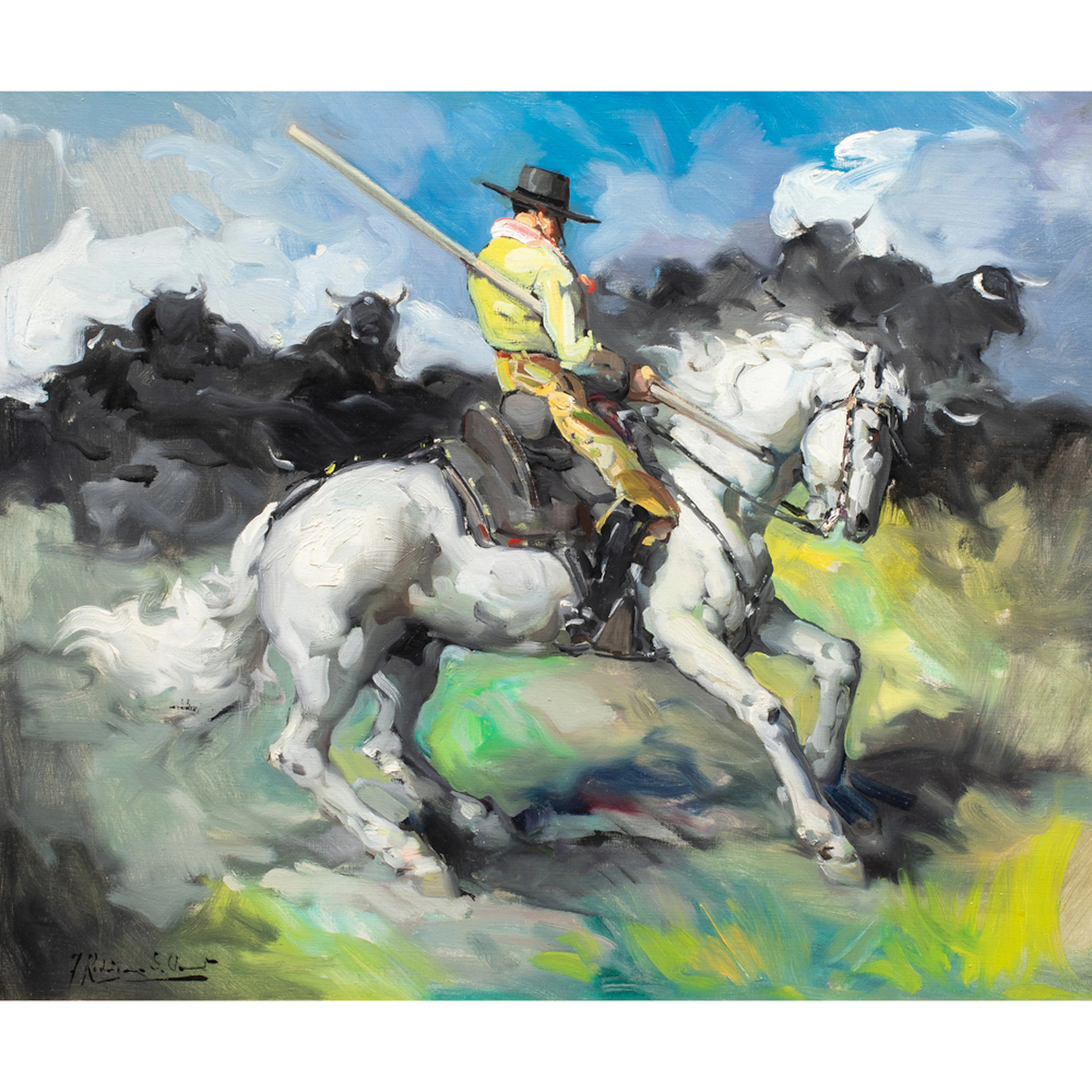 Painting, Francisco Rodriguez Sanchez Clement