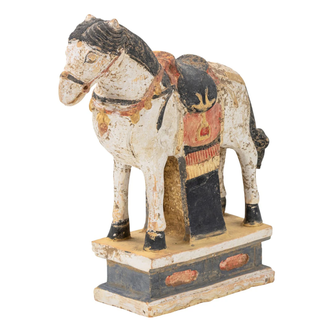 A Chinese sancai glazed tomb figure