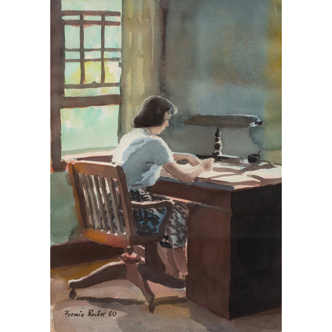 Watercolor, Fermin Rocker
