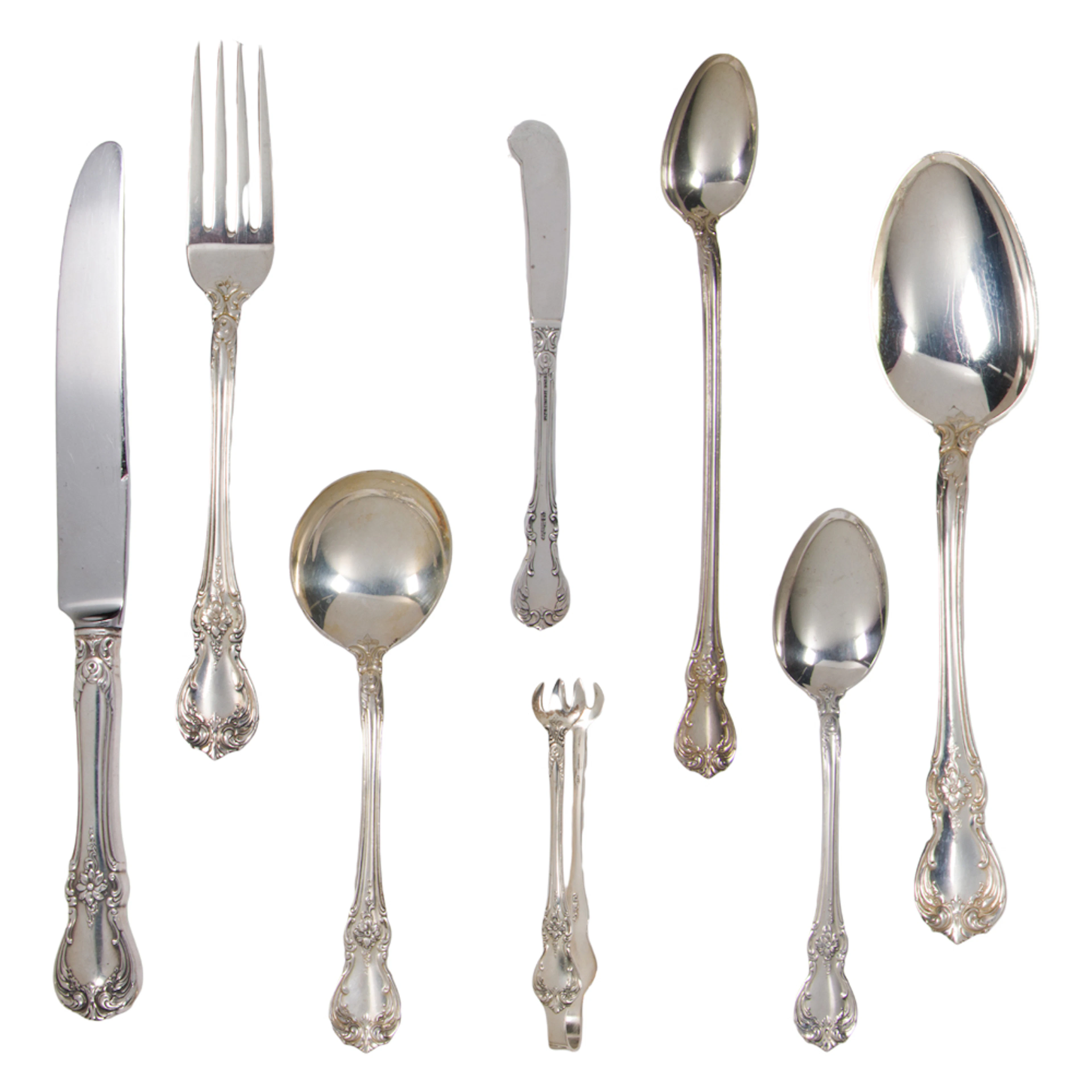 A sterling flatware set, Towle