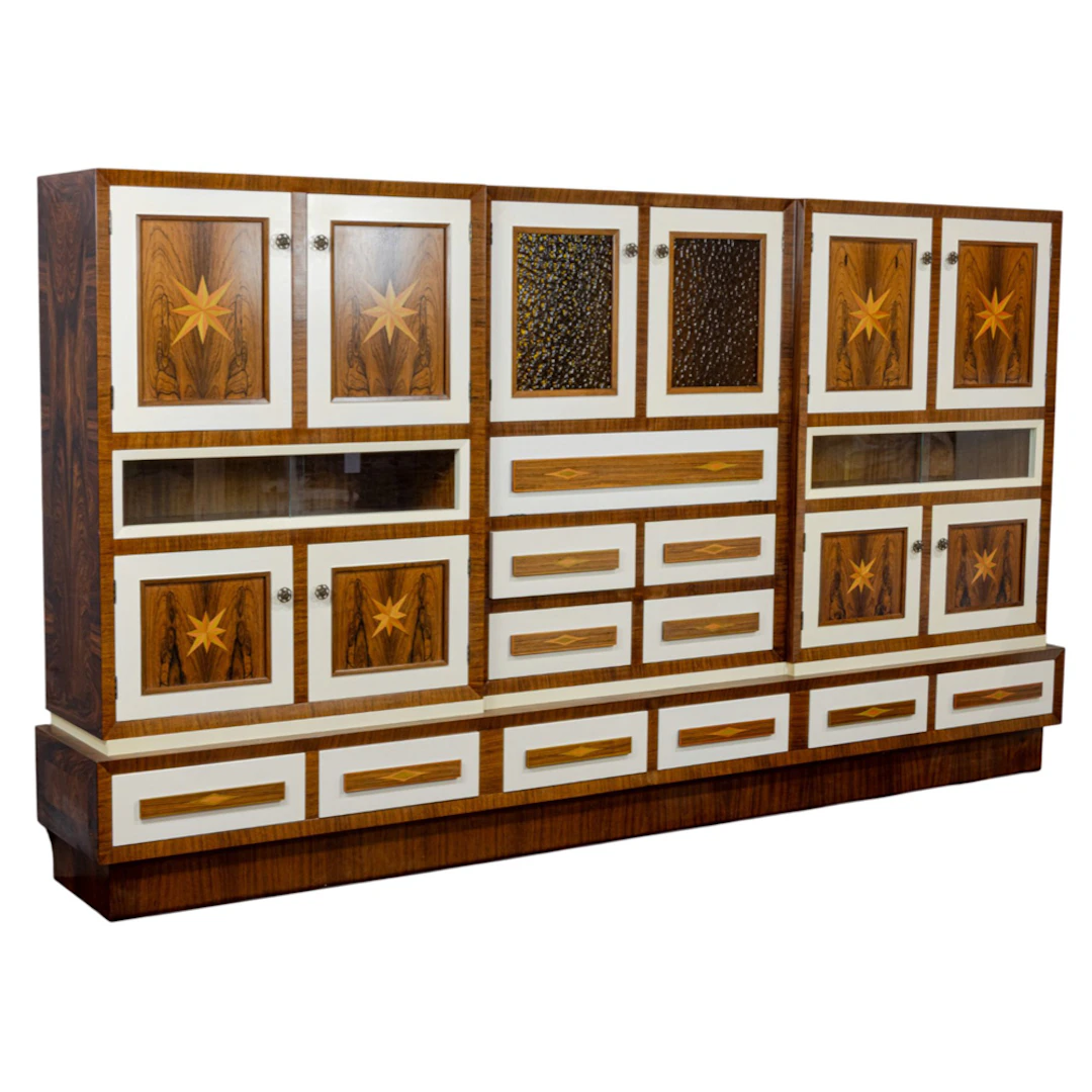 A large Studio Craft custom cabinet