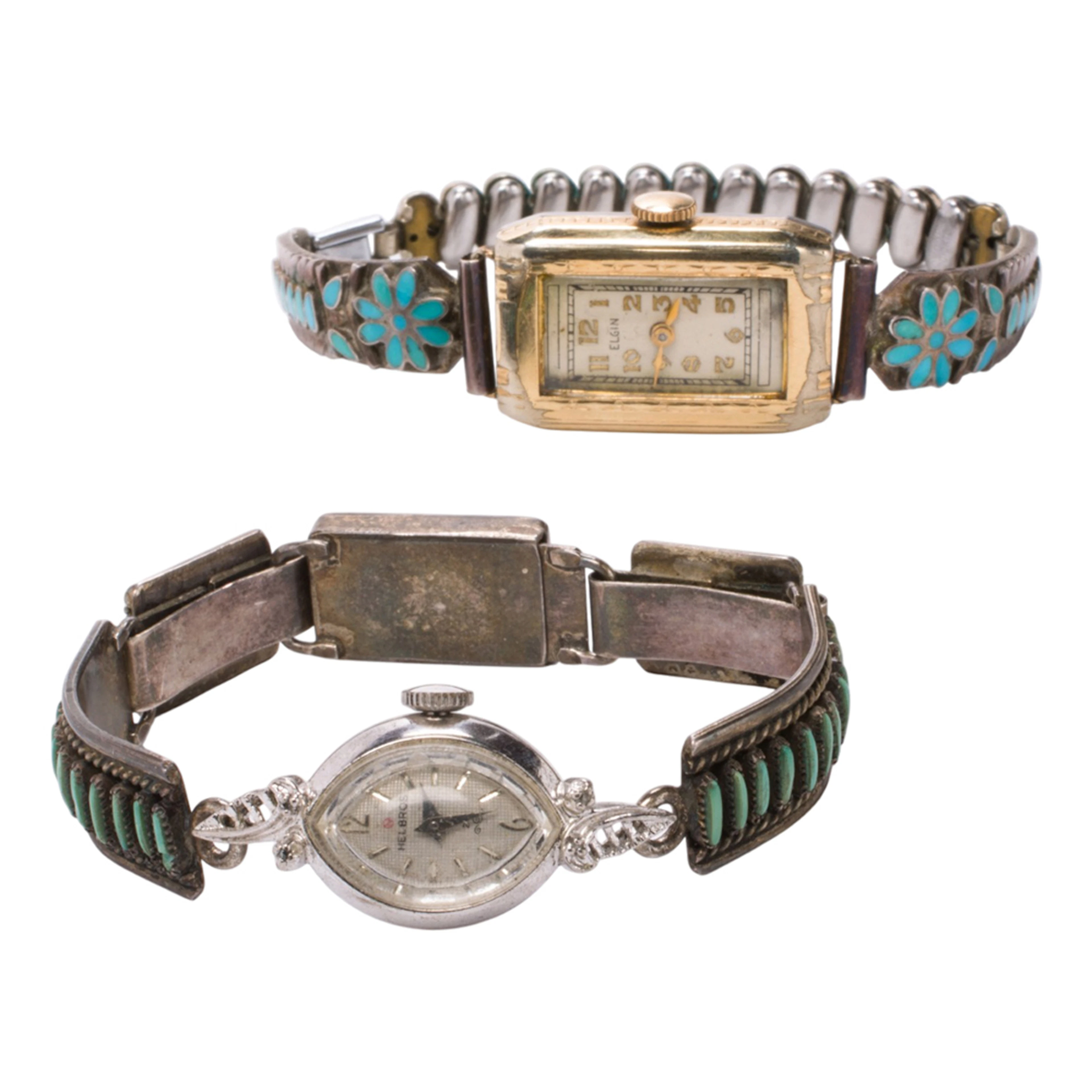 Two Southwestern style watches