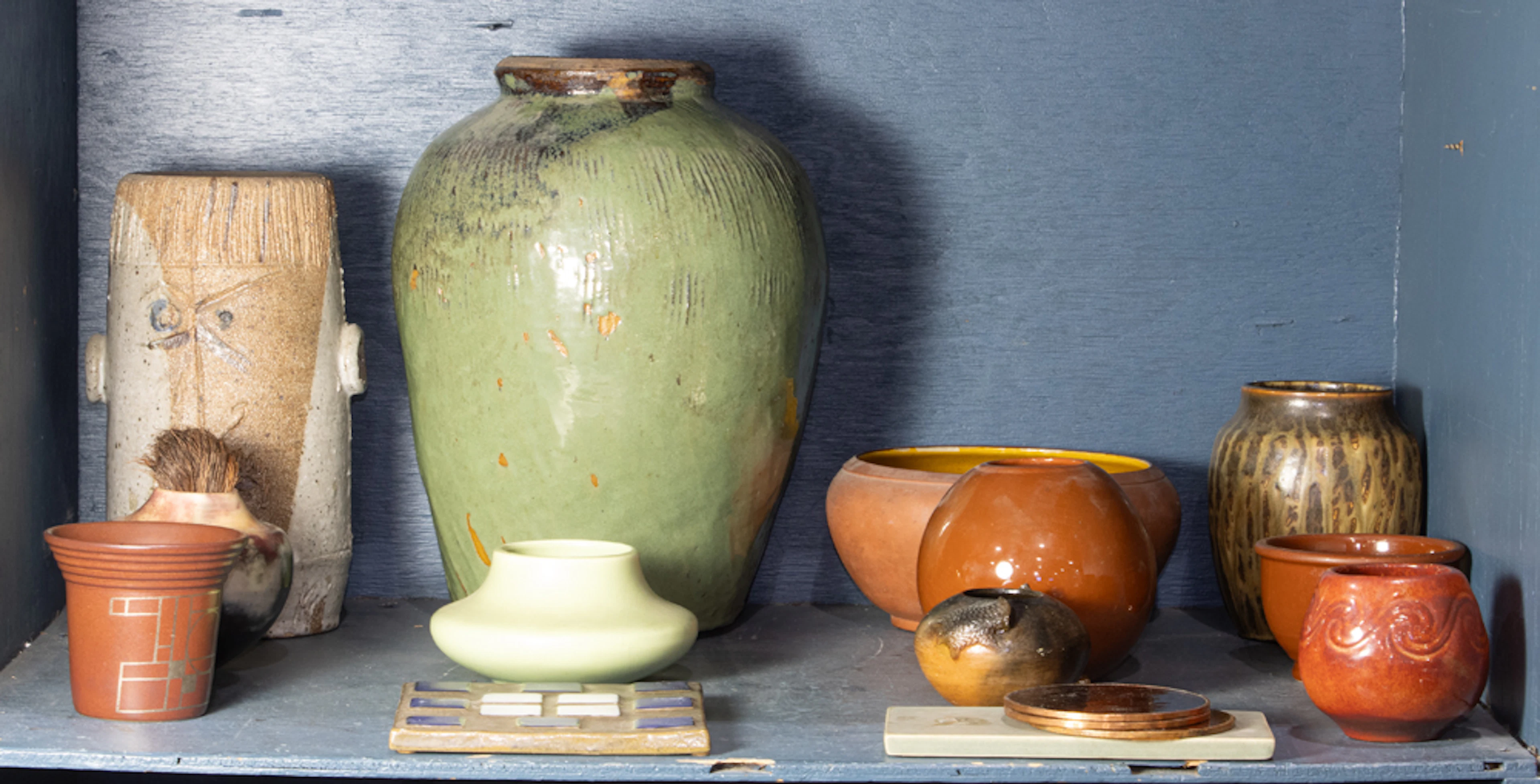 A group of ceramics