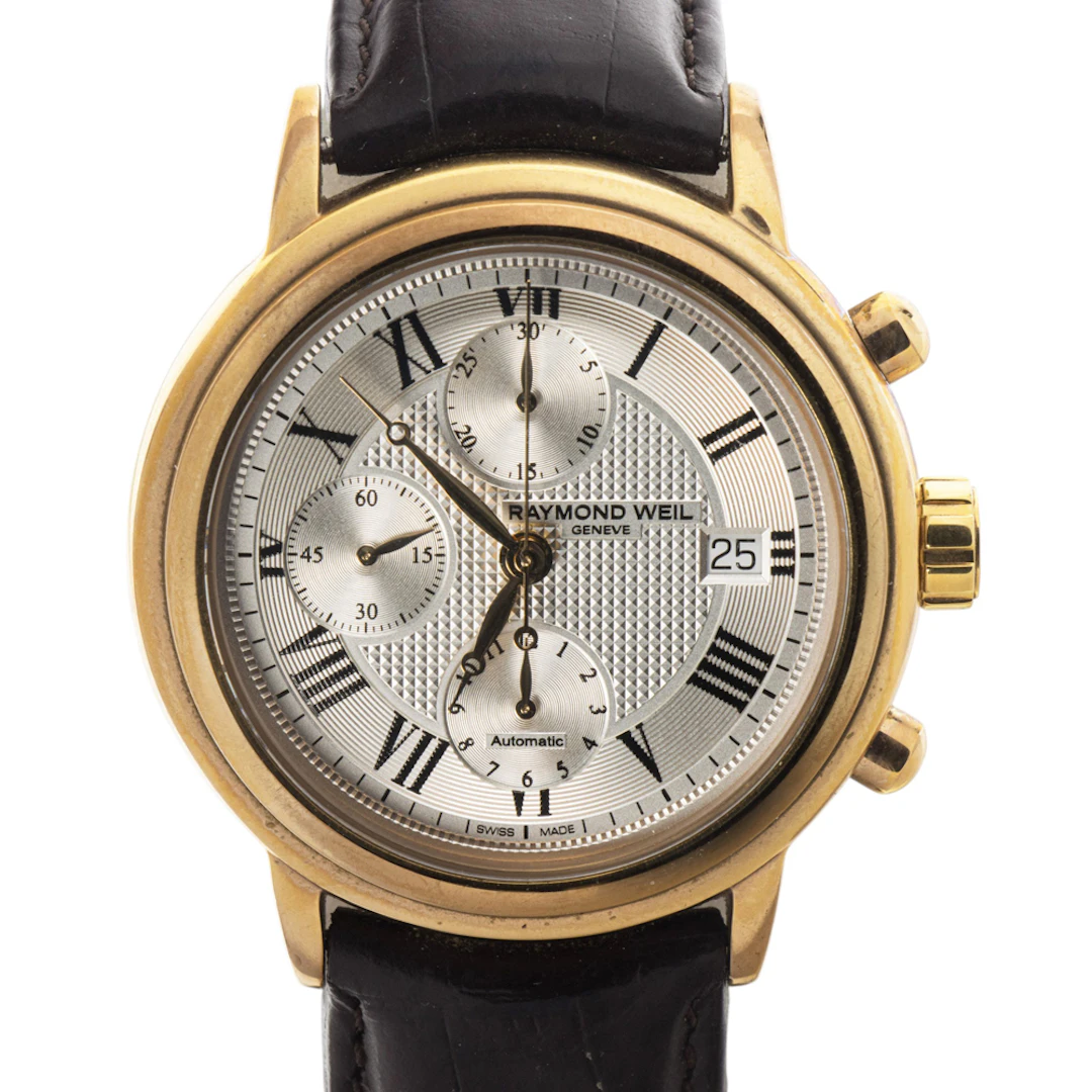 A Raymond Weil Parsifal gold plated stainless steel watch