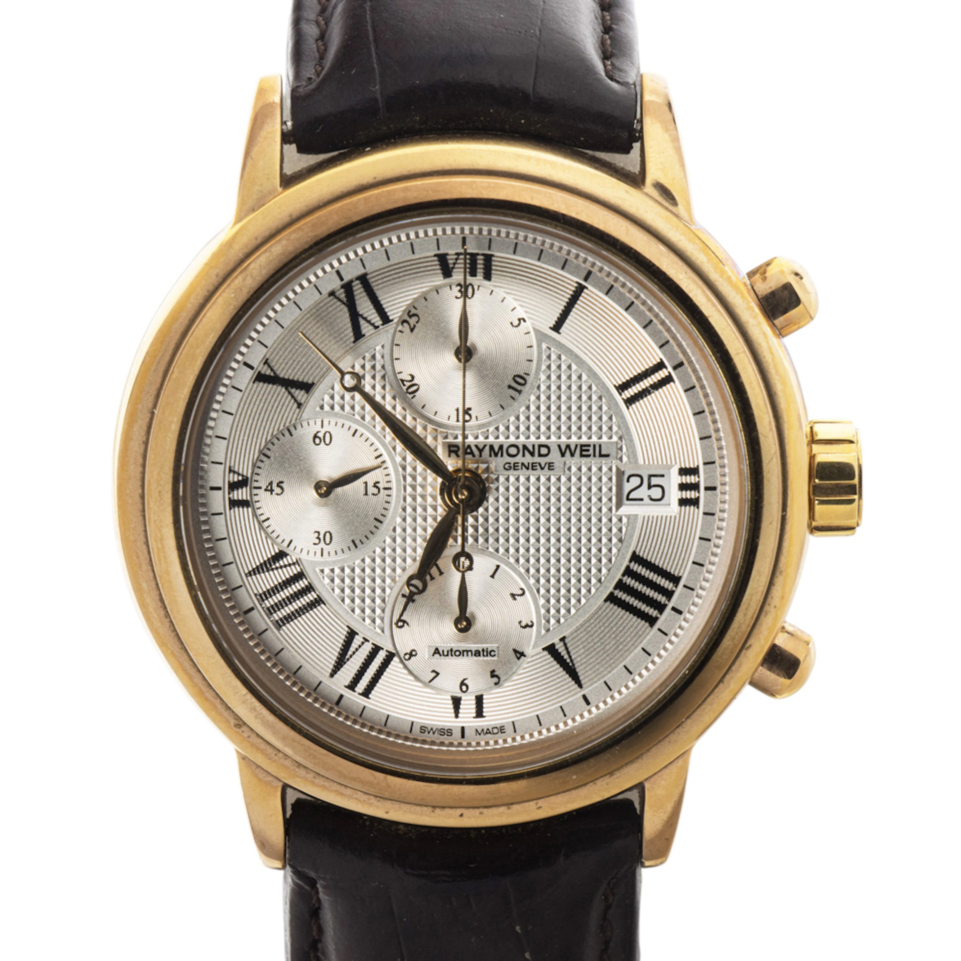 A Raymond Weil Parsifal gold plated stainless steel watch