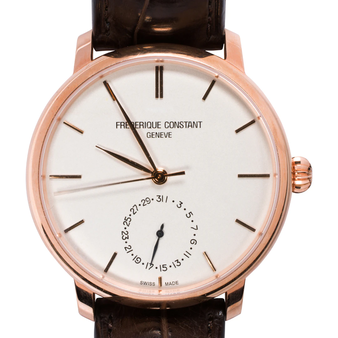 A Frederique Constant Slimline stainless steel watch