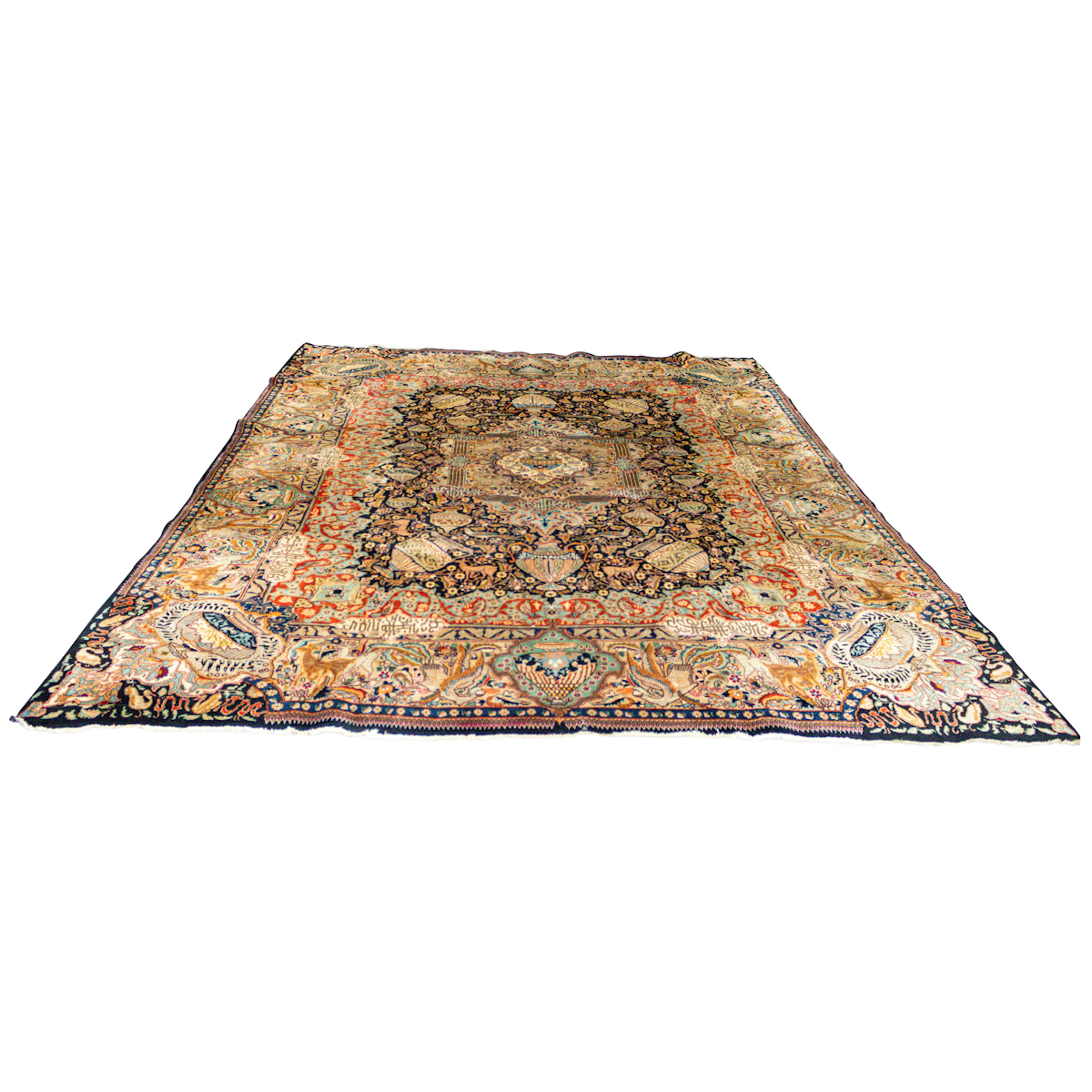A Persian Mashad carpet, 9'7" x 12'7"