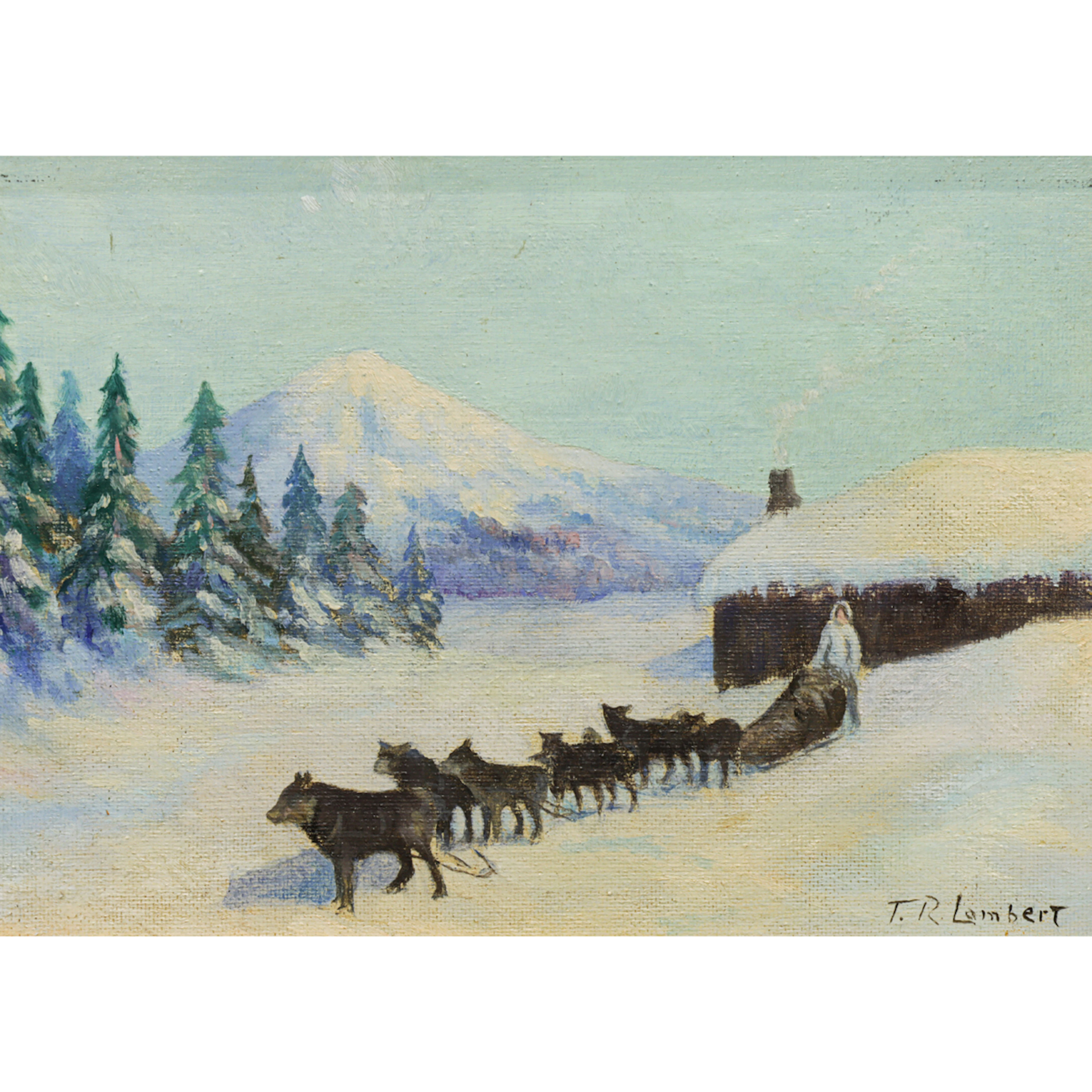 Painting, Theodore Roosevelt Lambert