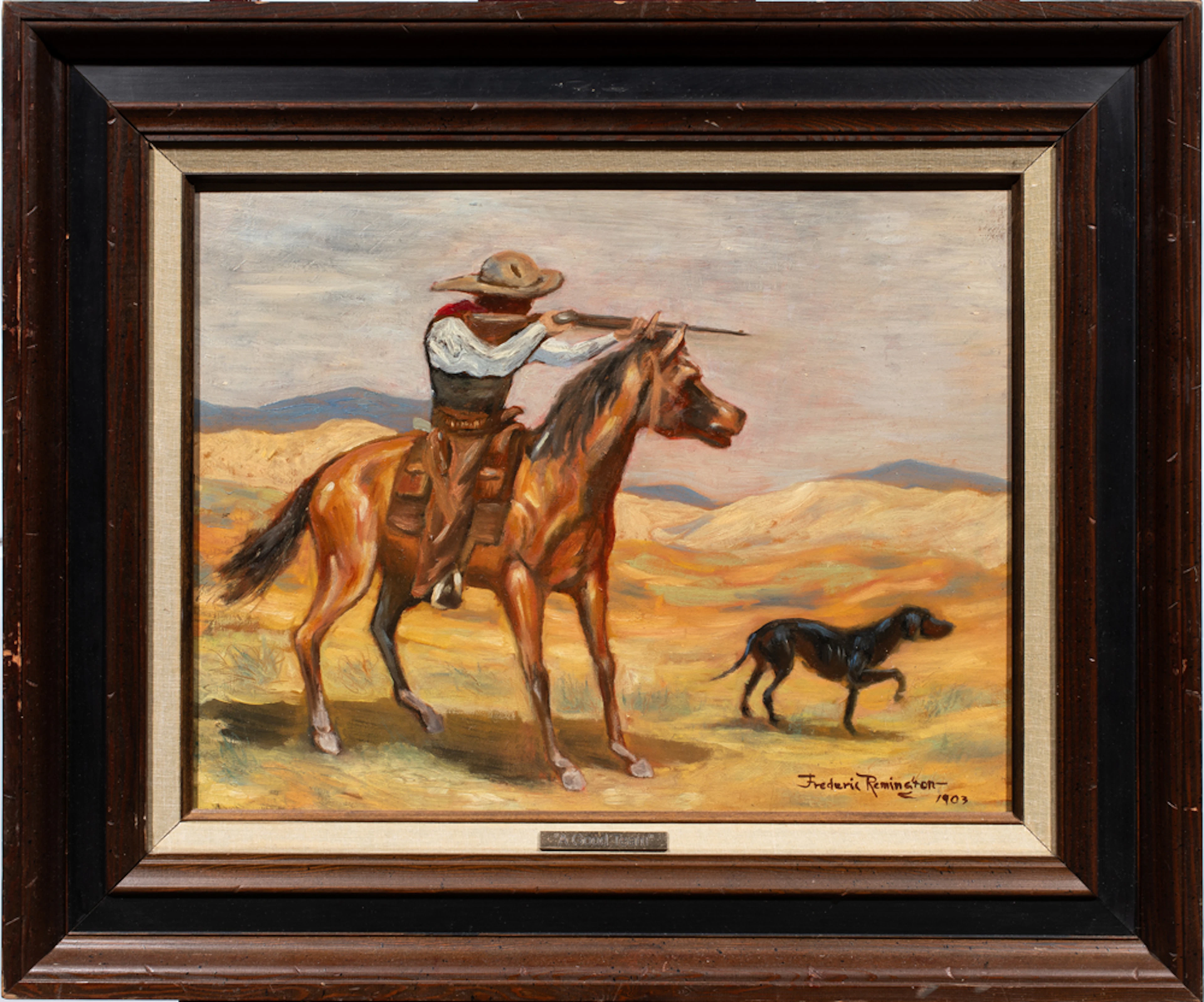 Painting, After Frederic Remington