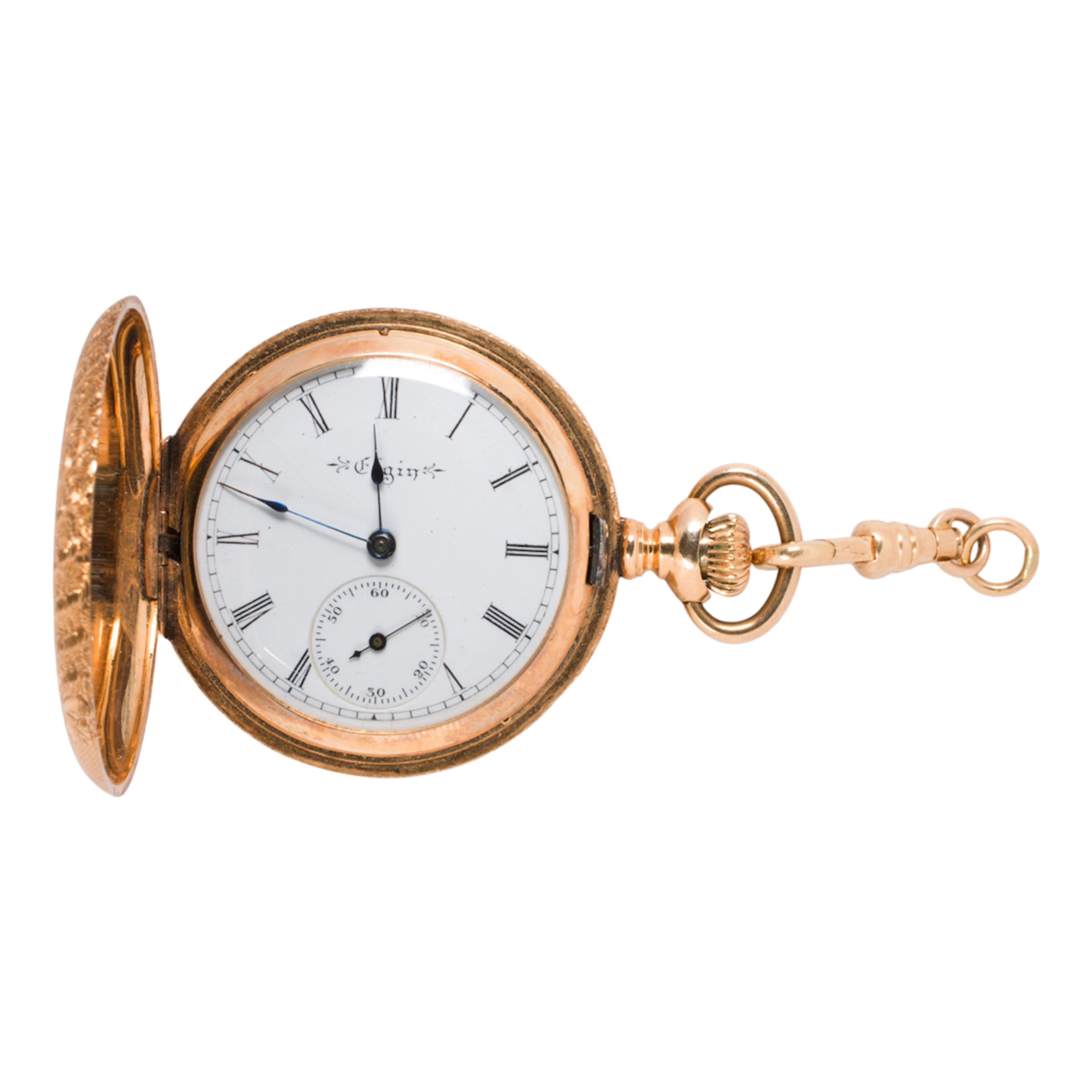 An Elgin 14k gold pocket watch, c. 1899