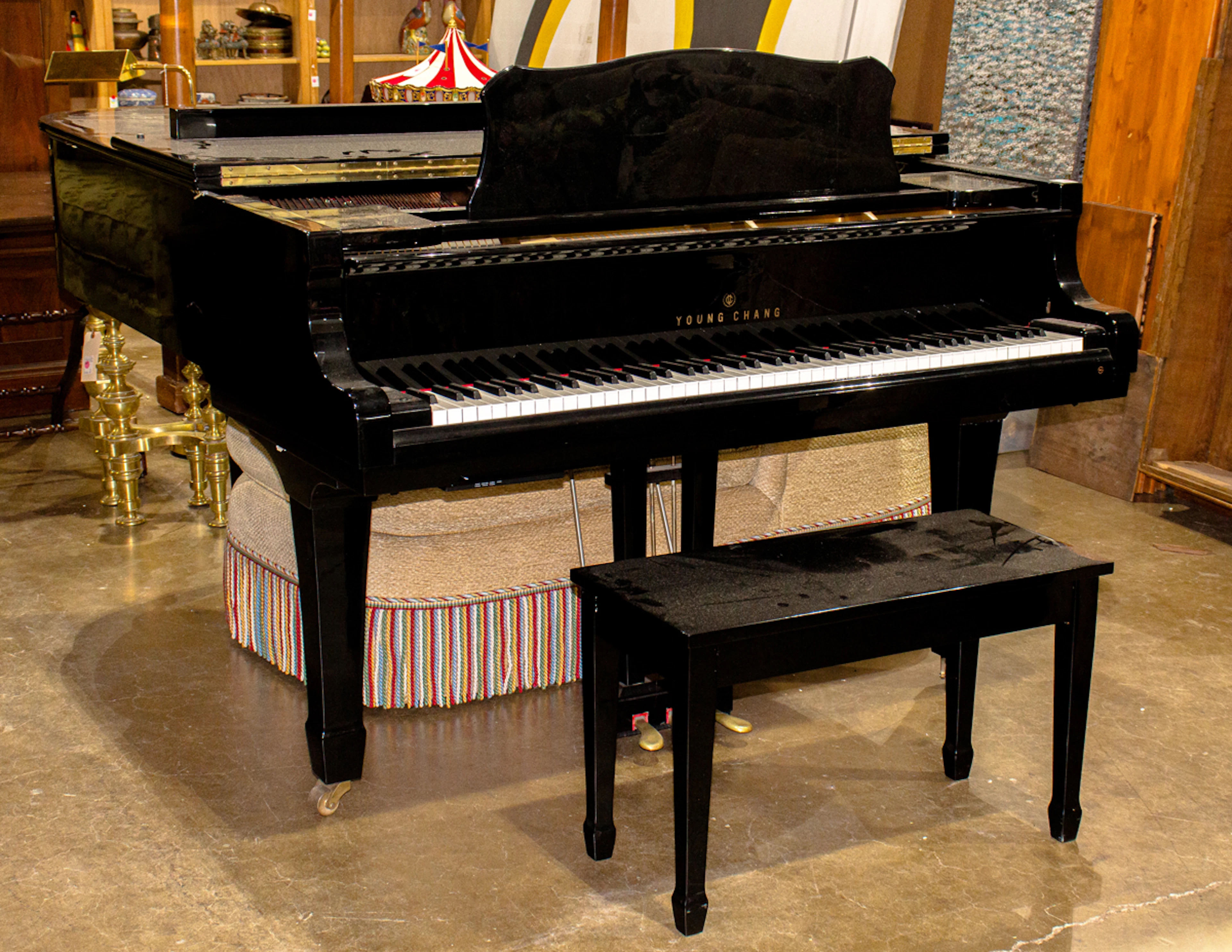 A Young Chang model G-14458 baby grand piano