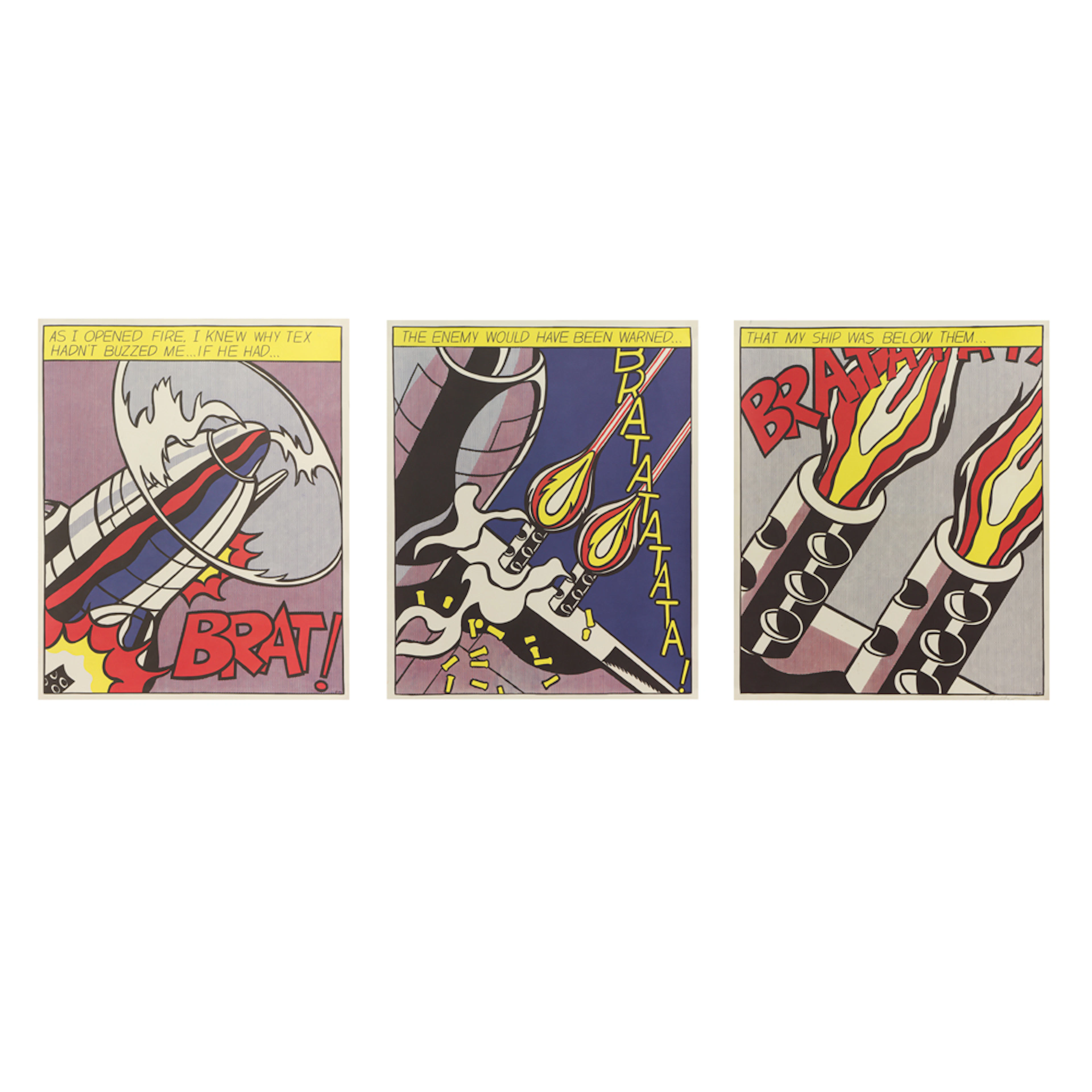 Print Triptych, Roy Lichtenstein