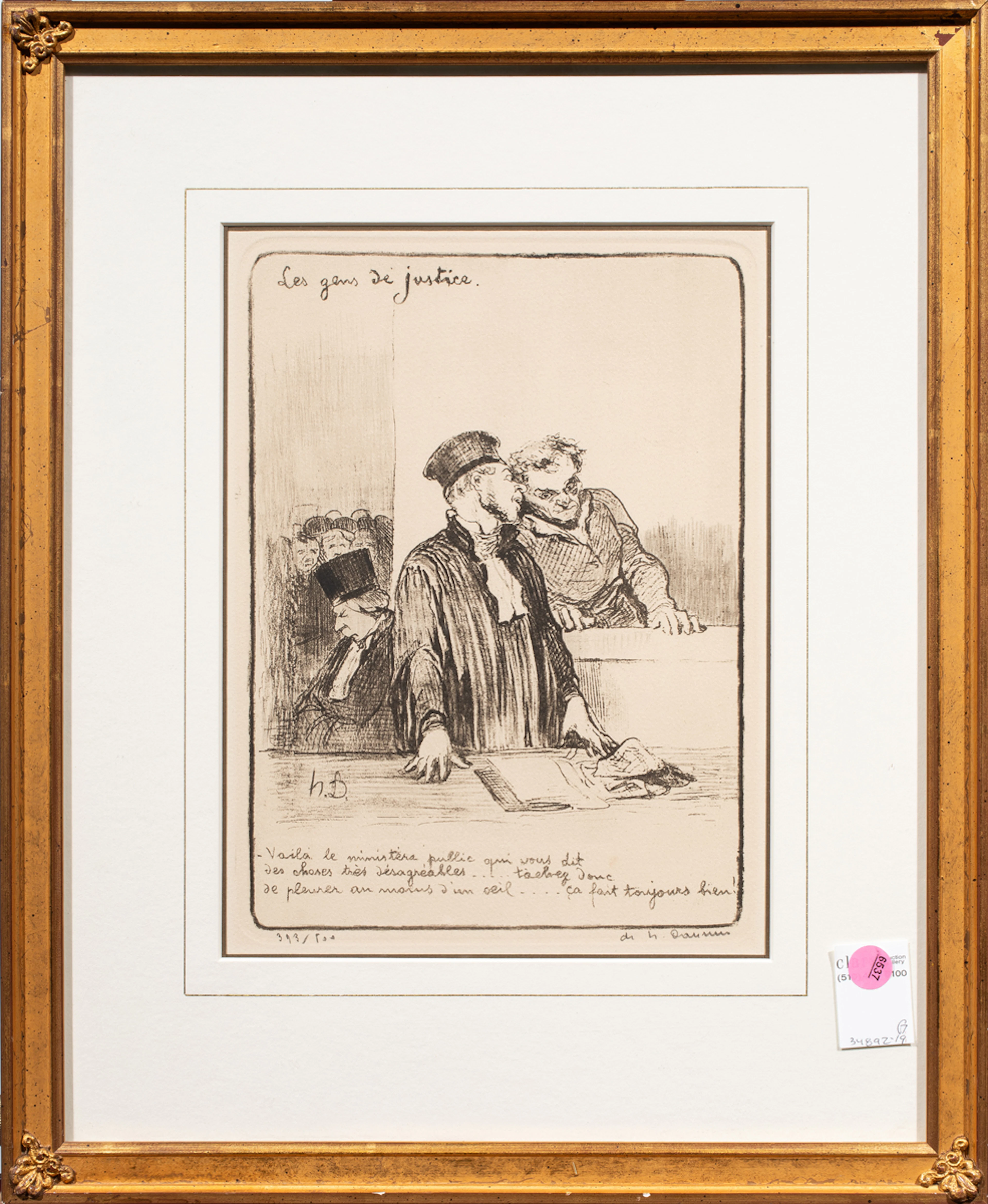 Print, After Honore Daumier