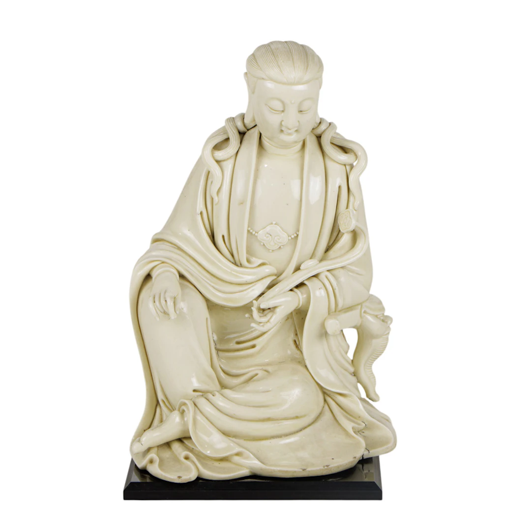 A Chinese Dehua figure of Guanyin