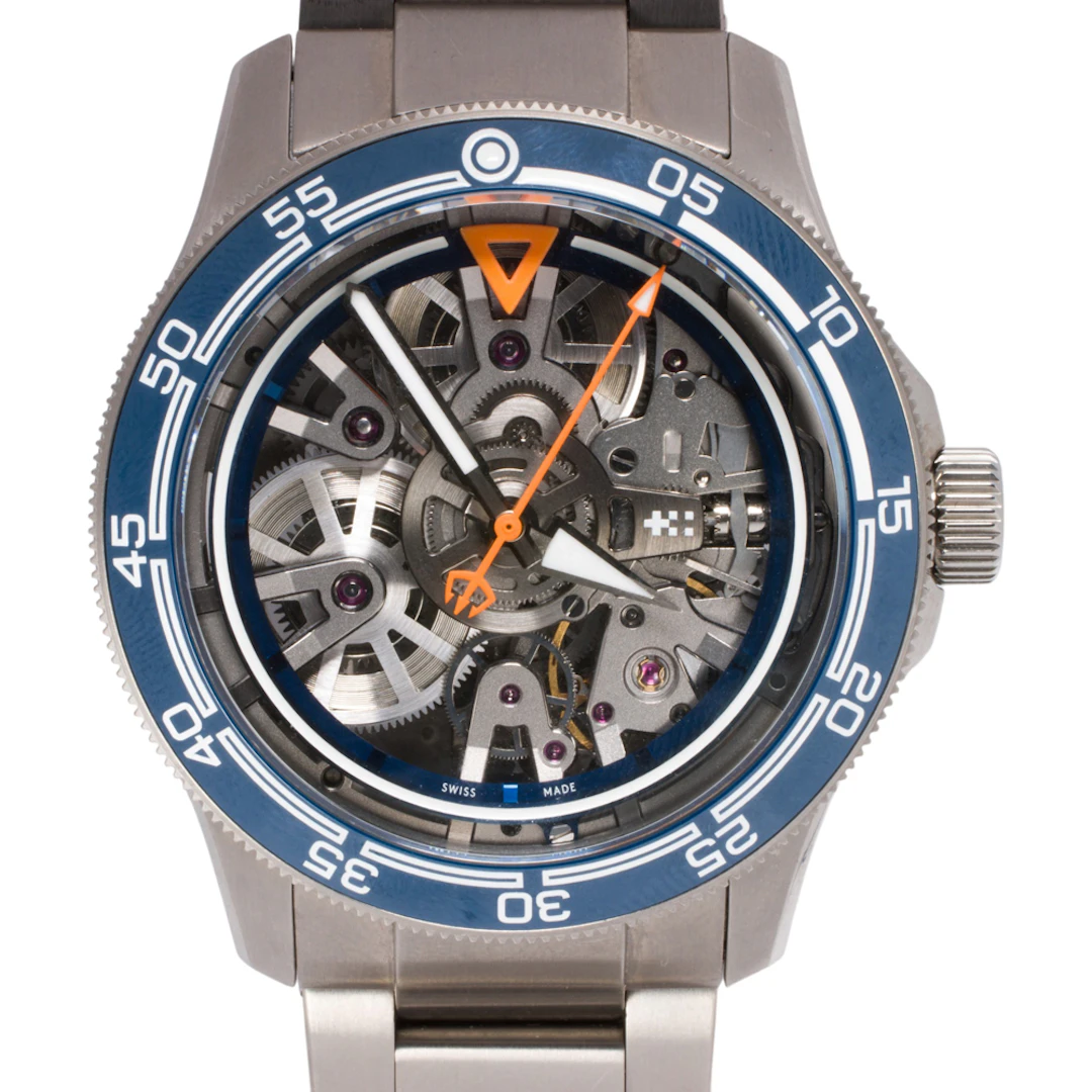 A Christopher Ward C60 Concept titanium watch