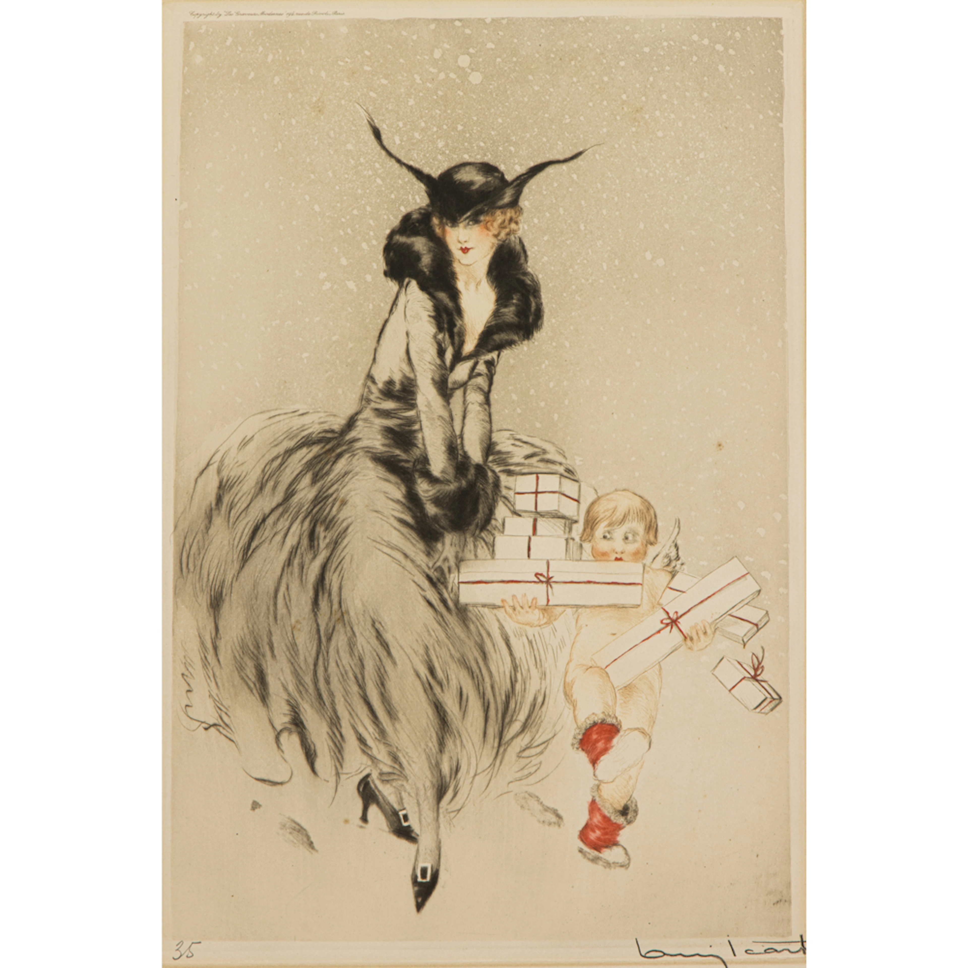 Print, Louis Icart