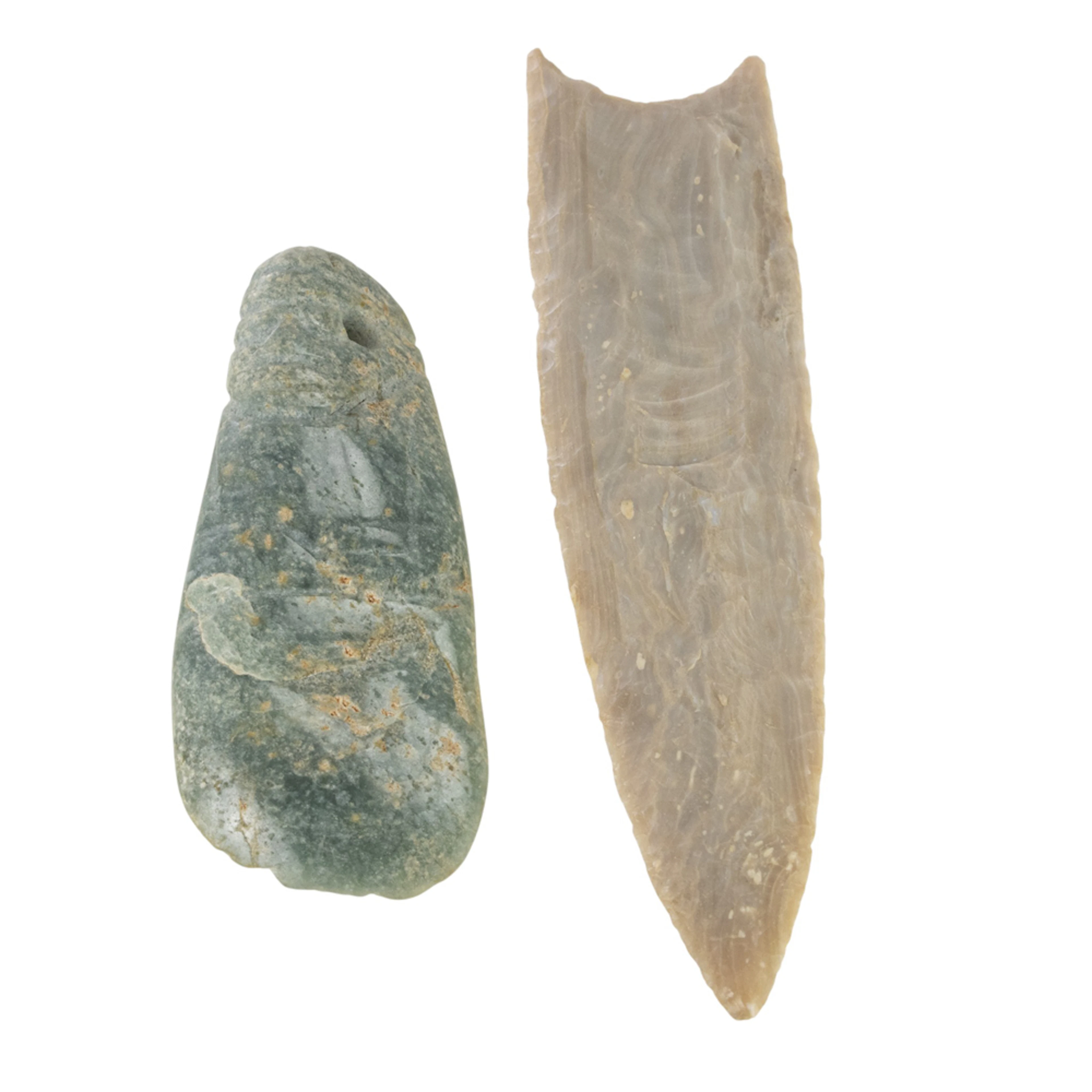 An Olmec jade pendant