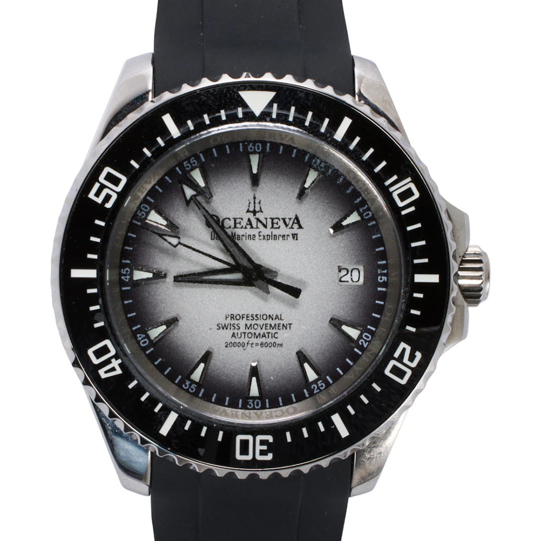 An Oceaneva Deep Marine Explorer VI Titanium watch