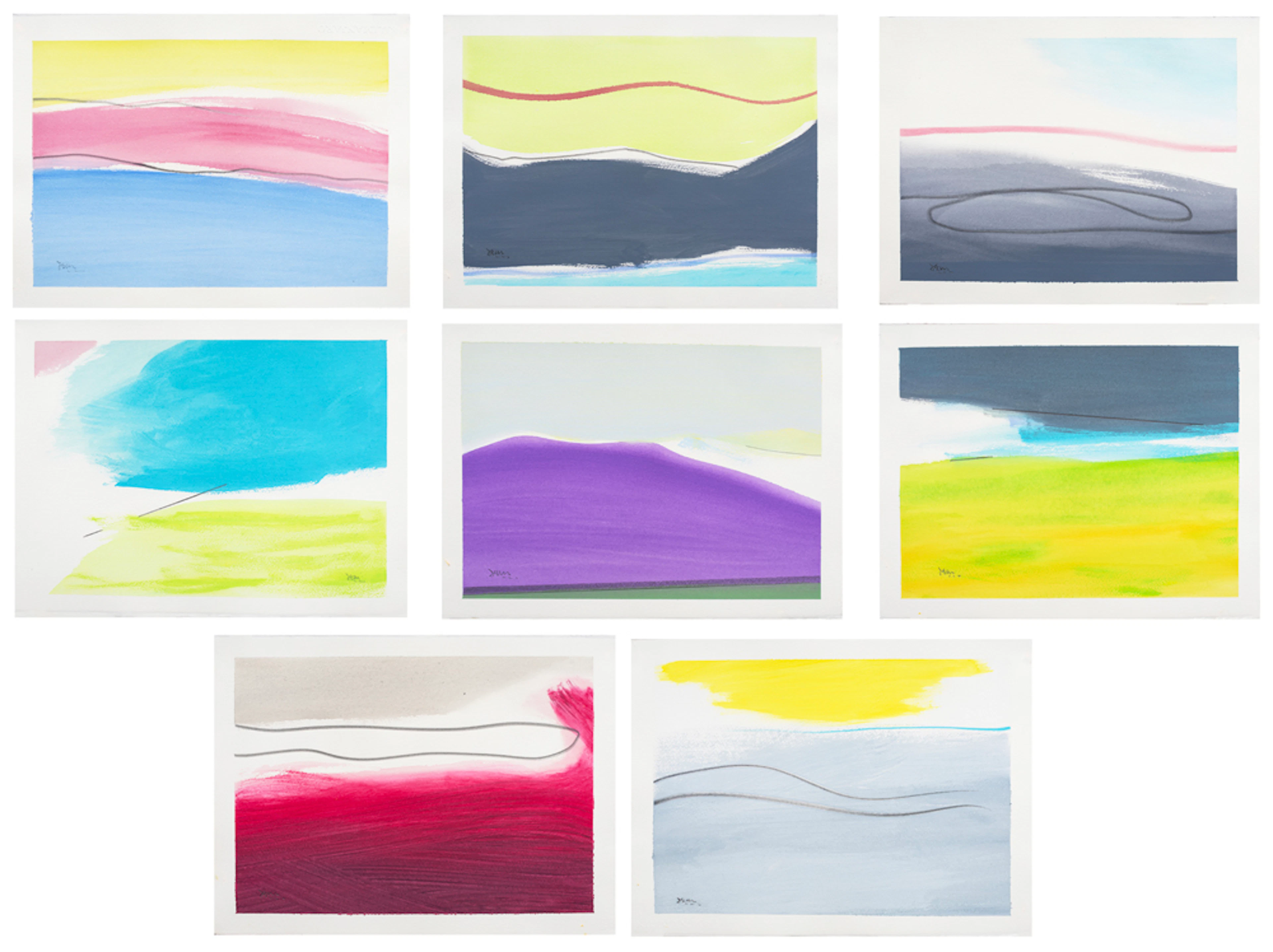 Works on paper, Joe Martell
